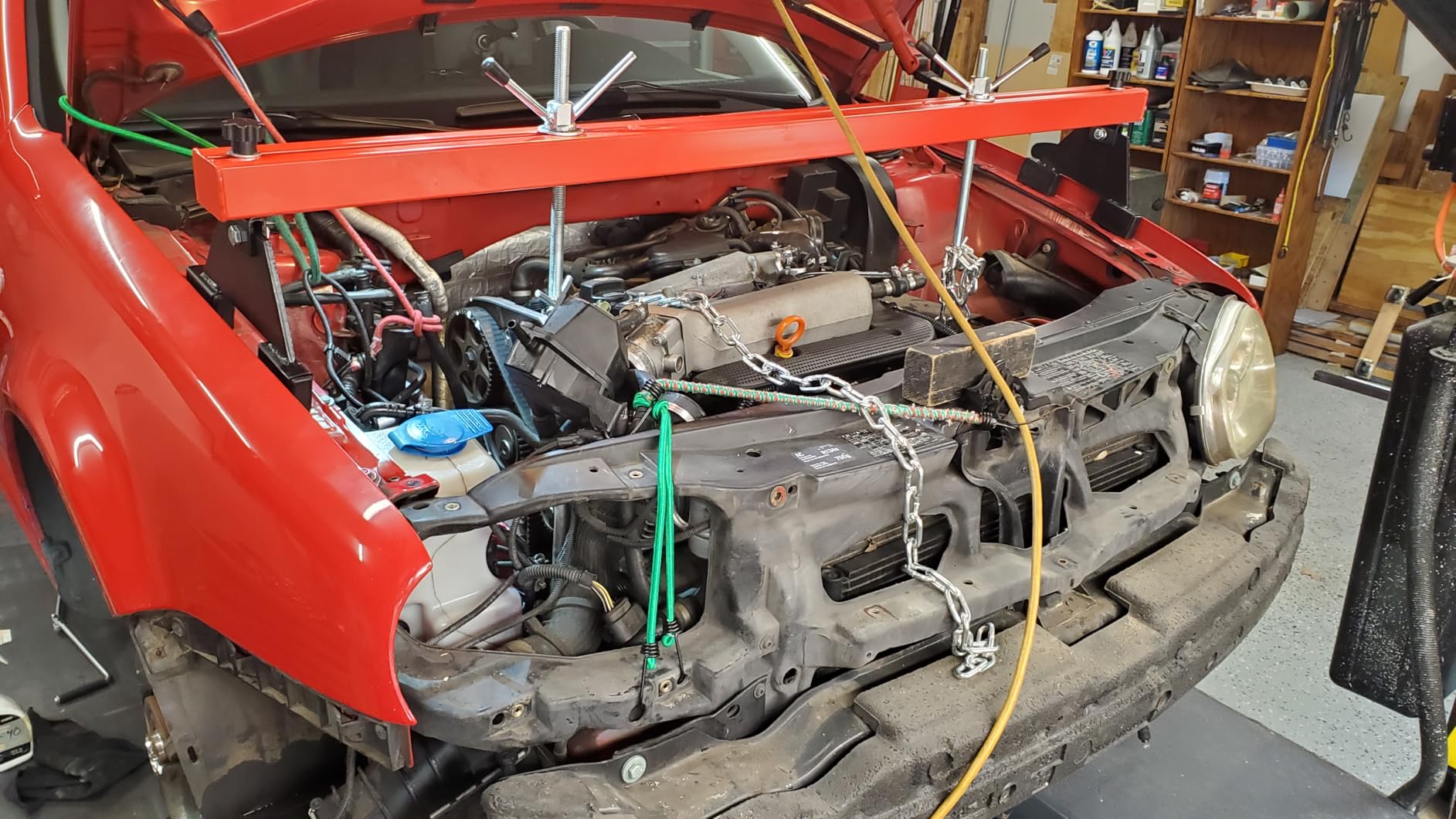 SPECSTAR 1100 Lbs Engine Support Bar Transverse Hoist customer photo 2