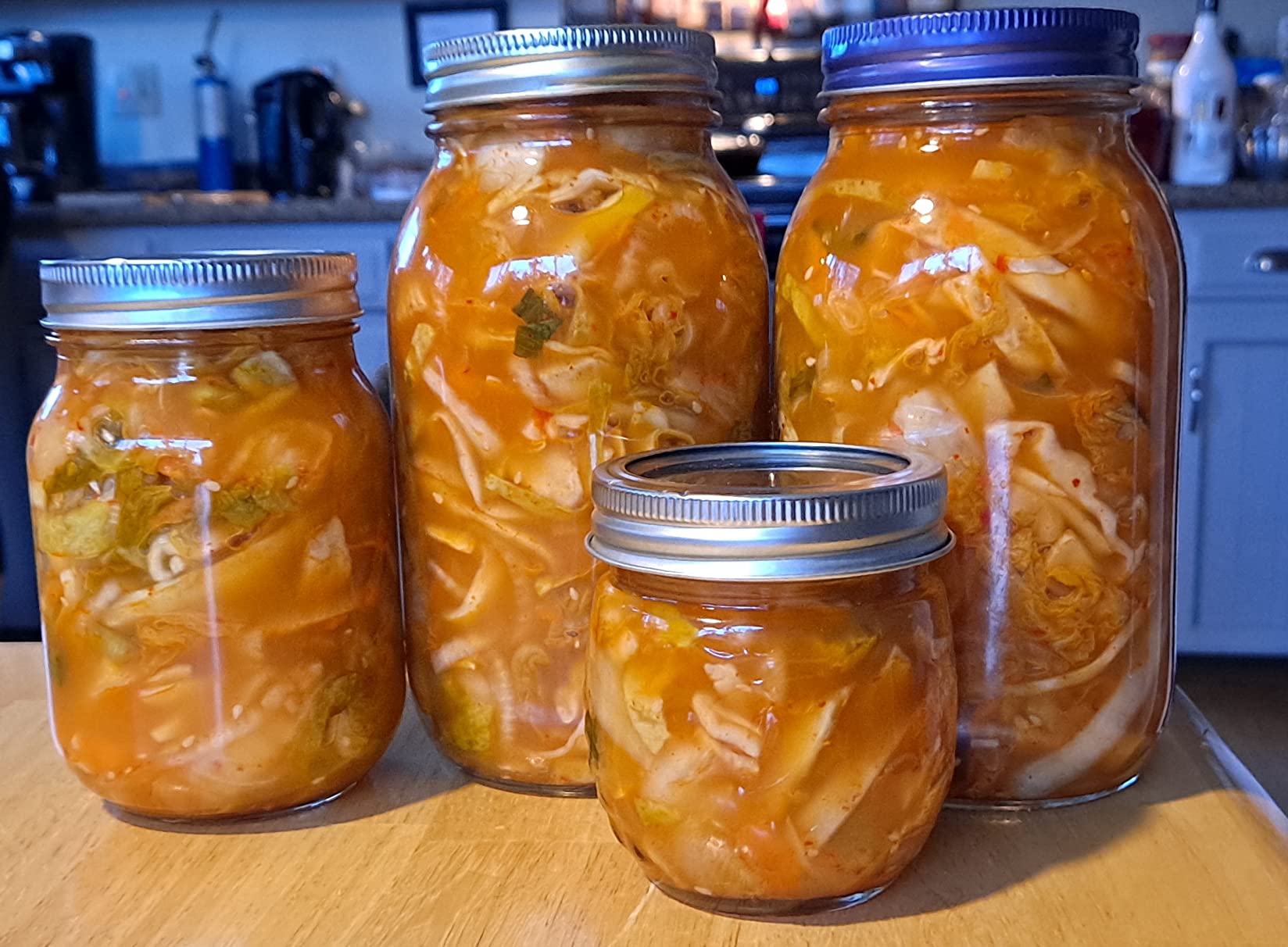 HomeBuddy Fermentation Crock (1 Gallon) with Weights, Acacia Wood Pounder and Recipie Book - Sauerkraut Fermentation Kit, Onggi Kimchi Jar, Fermenting Crock for Pickling or Sourdough customer photo 1