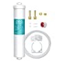 AQUA CREST INL-PLUS 5 Years Inline Water Filter for Ice Maker | High Capacity, 1/4-Inch Direct Connect Fittings, Easy Installation, Reduces Chlorine, Sediment, Bad Taste & Odor customer photo 1
