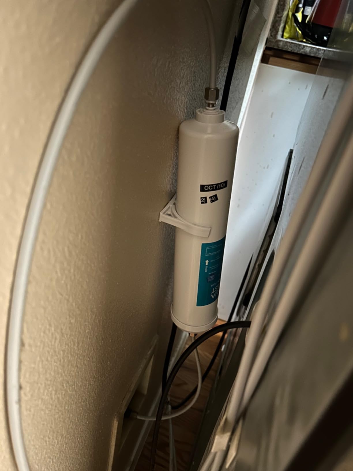 AQUA CREST INL-PLUS 5 Years Inline Water Filter for Ice Maker | High Capacity, 1/4-Inch Direct Connect Fittings, Easy Installation, Reduces Chlorine, Sediment, Bad Taste & Odor customer photo 2