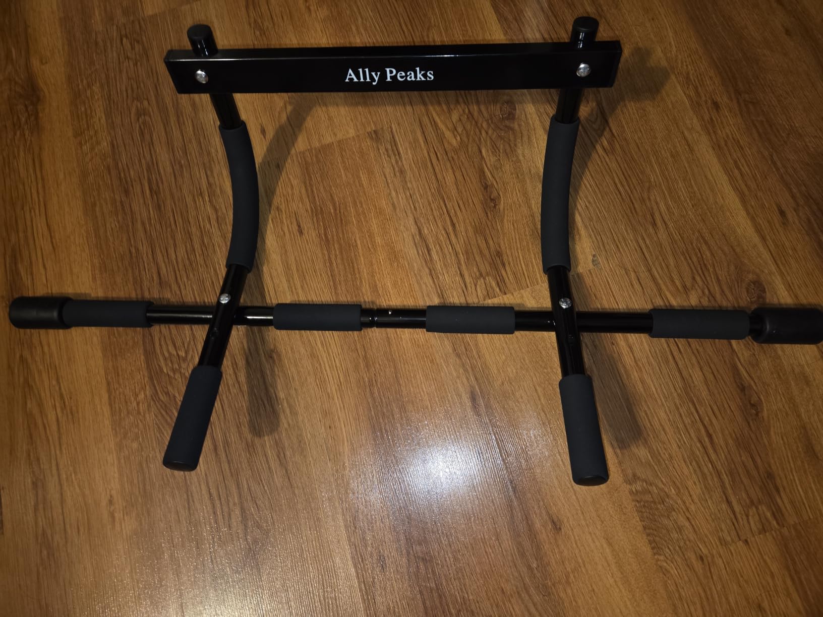 Ally Peaks Pull Up Bar for Doorway | Thickened Steel Max Limit 440 lbs Upper Body Fitness Workout Bar| Multi-Grip Strength for Doorway | Indoor Chin-Up Bar Fitness Trainer for Home Gym Portable customer photo 2