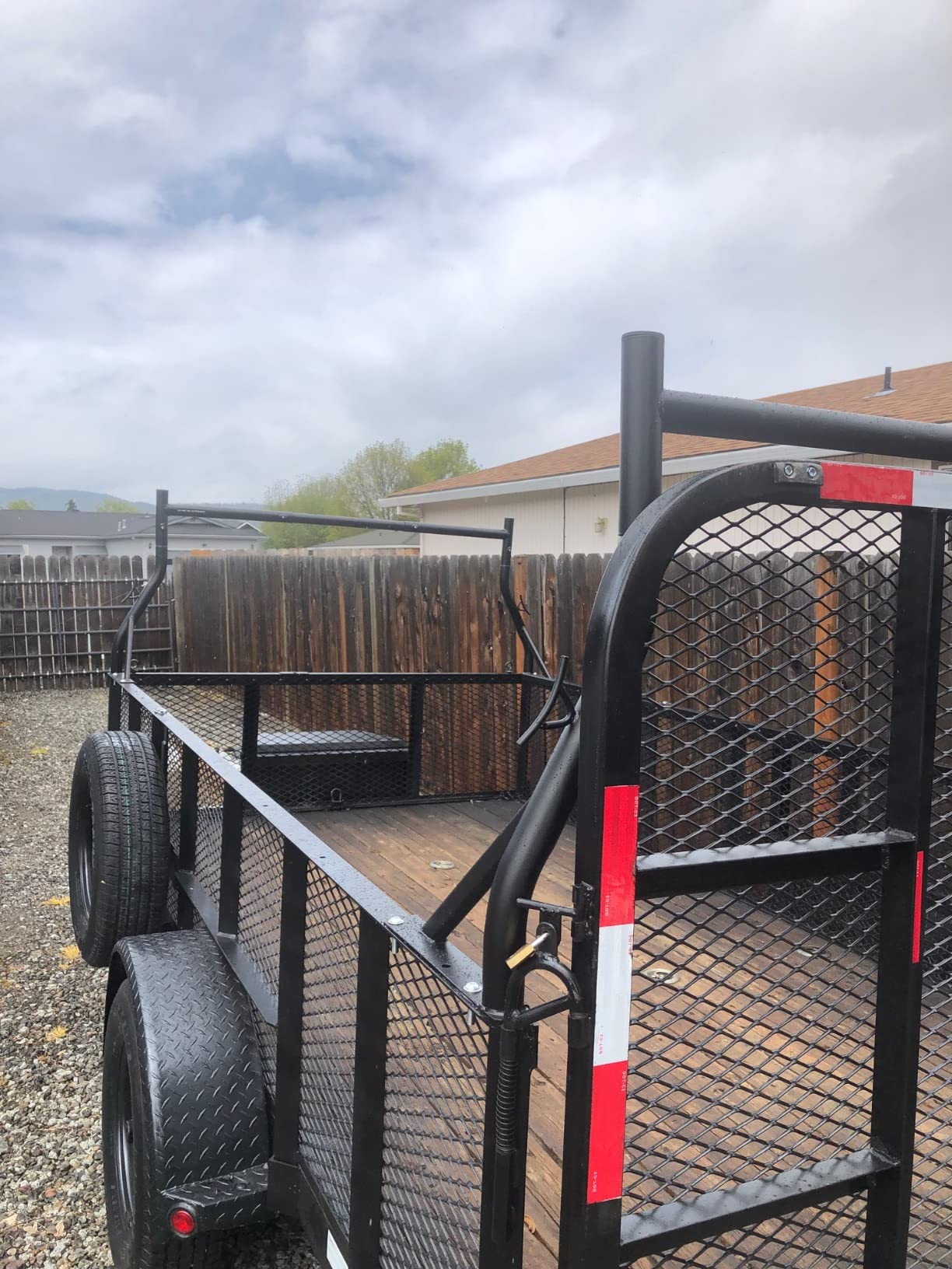TMS 800Ibs Capacity Extendable Universal Steel Pick-Up Truck Ladder Rack Low Profile Sport Bar Utility Two bar Set (Patent Pending) (24'''') customer photo 2
