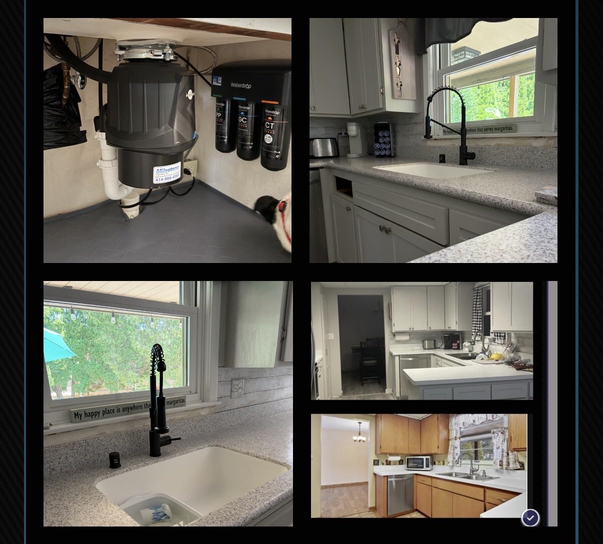 Waterdrop TSA 8 Layer Under Sink Water Filter System, NSF/ANSI 42 Certified | Reduces PFAS, PFOA/PFOS, Fluoride, Chlorine, Bad Taste & Odor, Direct Connect to Faucet, Under Sink Water Filtration System customer photo 2