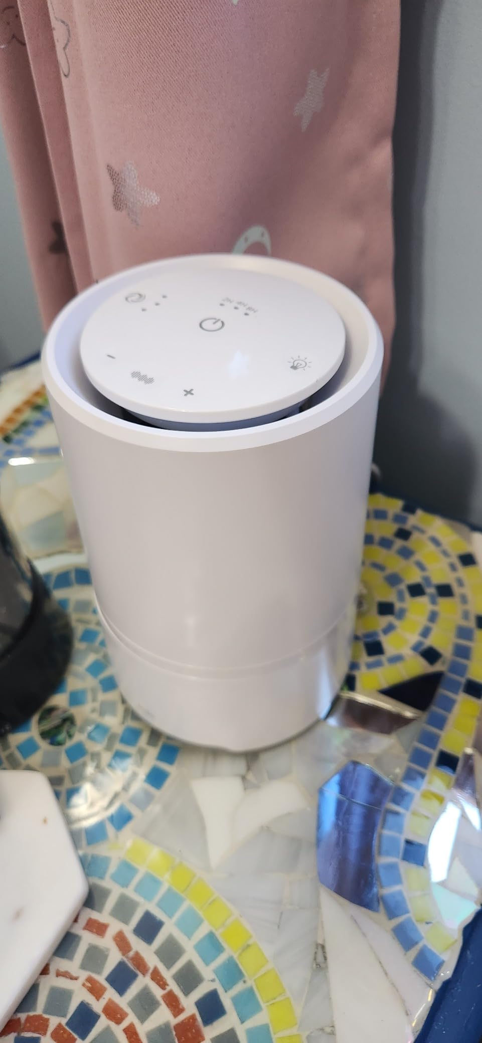 Frida Baby 3-in-1 Baby Air Purifier for Allergy Relief, Sound Machine for Sleeping + Nightlight, HEPA Filter Purifier for Bedroom with 3 Fan Speeds, Easy-Change Filter, Auto-Off Timer customer photo 1