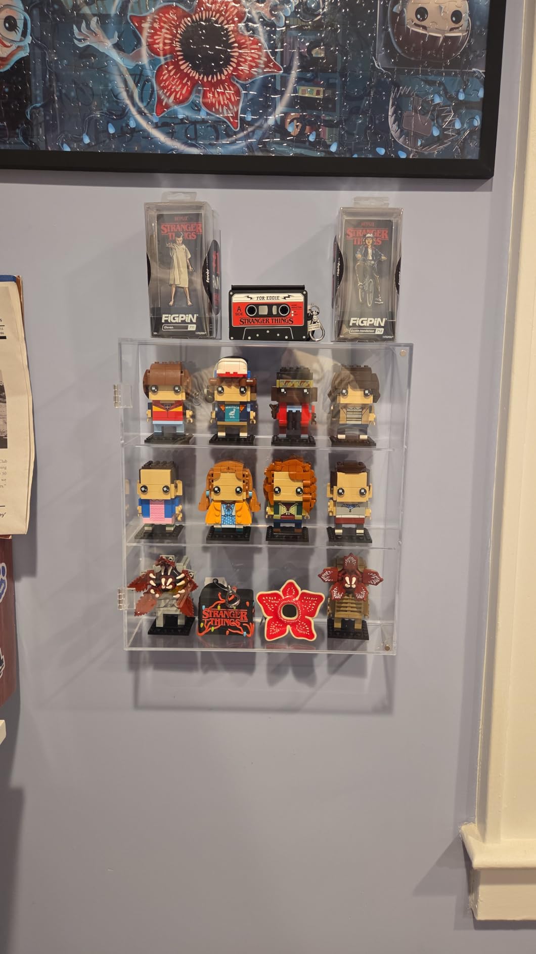 5 Tiers Acrylic Display Case for Mini Funko Pop on Wall or Desktop | 15.7