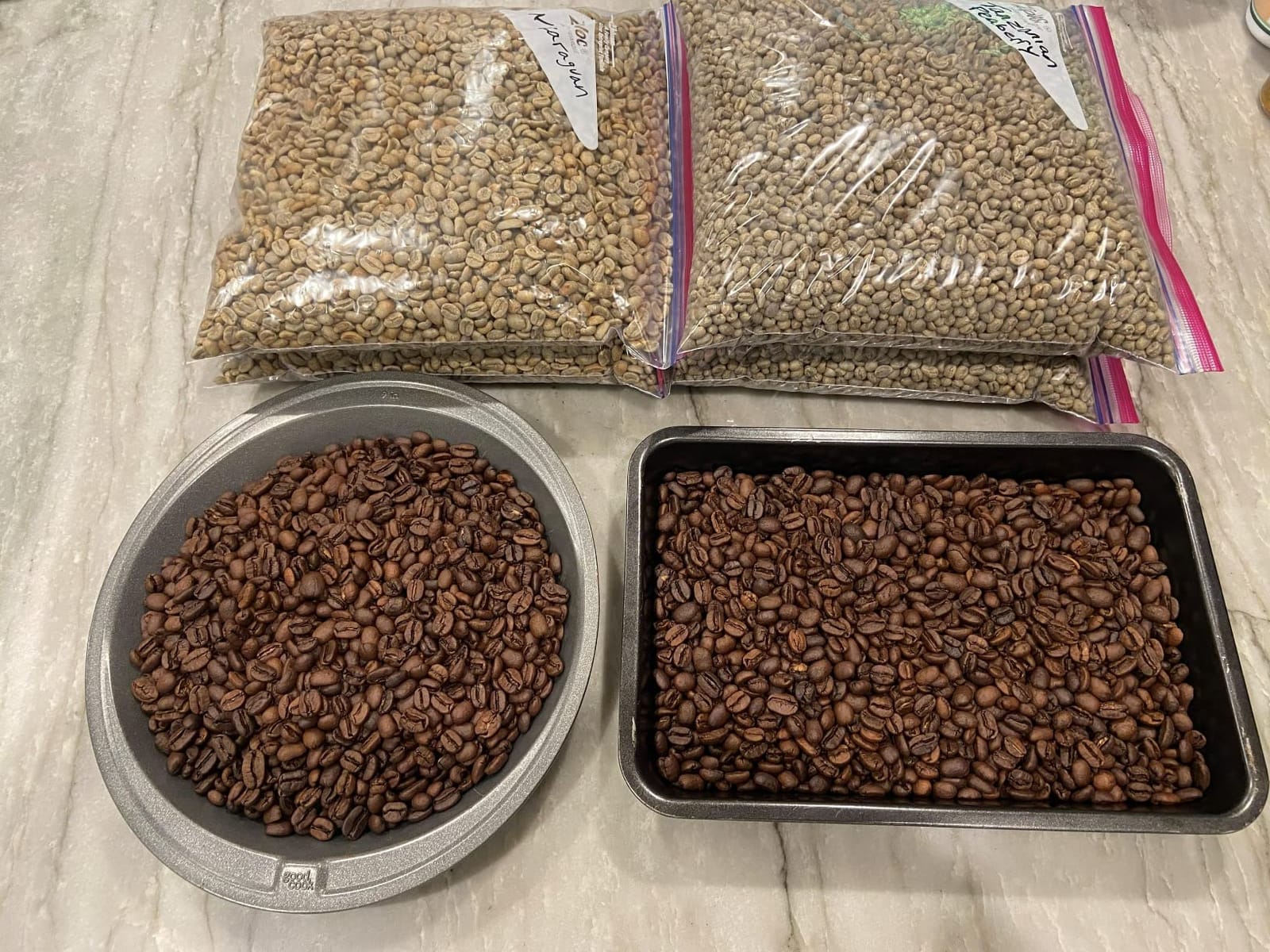 500g Coffee Bean Roaster Machine with Timer, 110V | Electric, 0-240C, Non-Stick, Household, For Cafe Shop Home Use customer photo 2