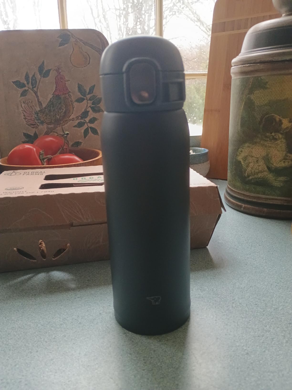 Zojirushi SM-WA36-BA Water Bottle, One-Touch Stainless Steel Mug, 0.36L Black customer photo 2