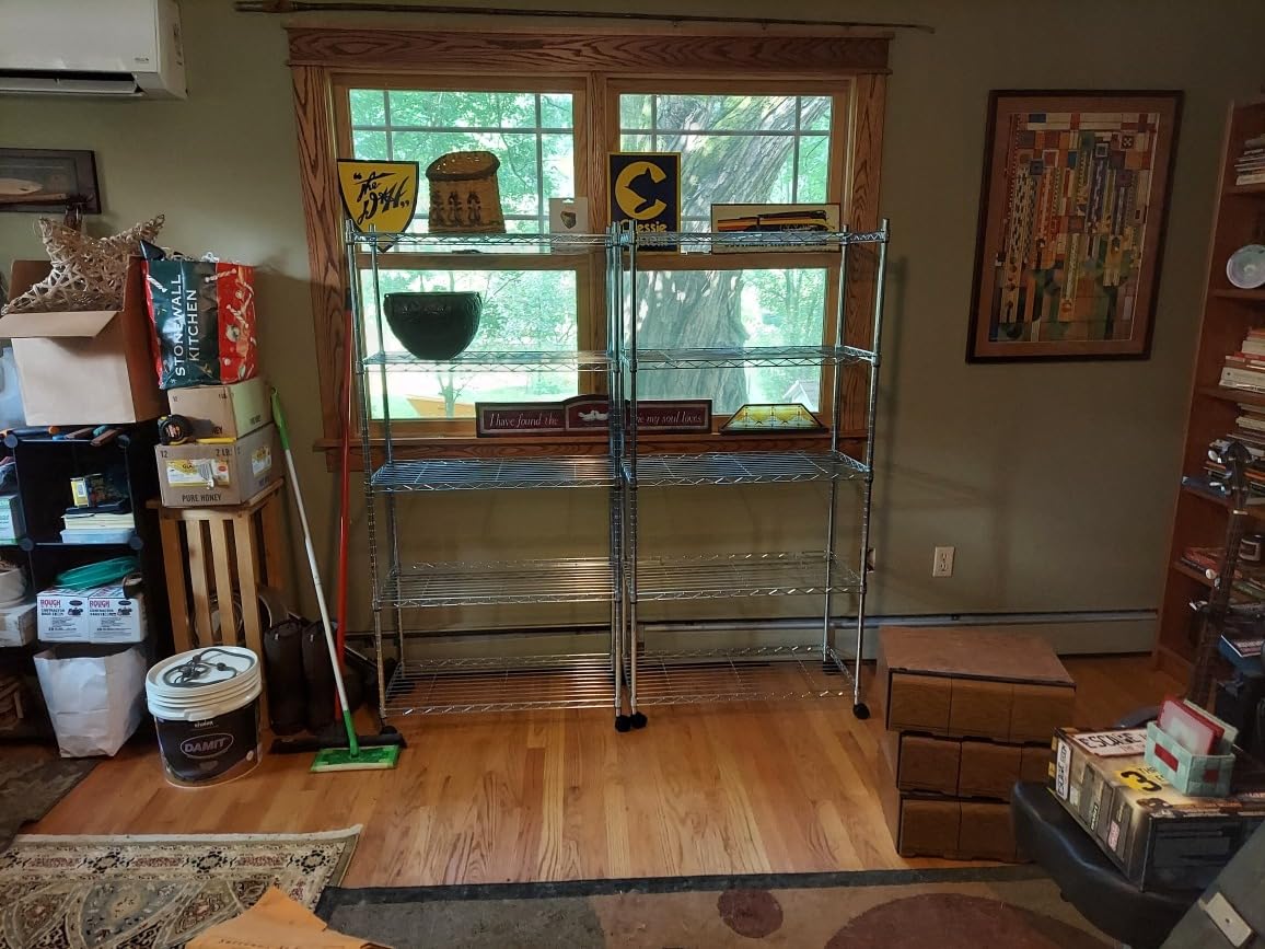 5-Tier Steel Wire Shelving, 30