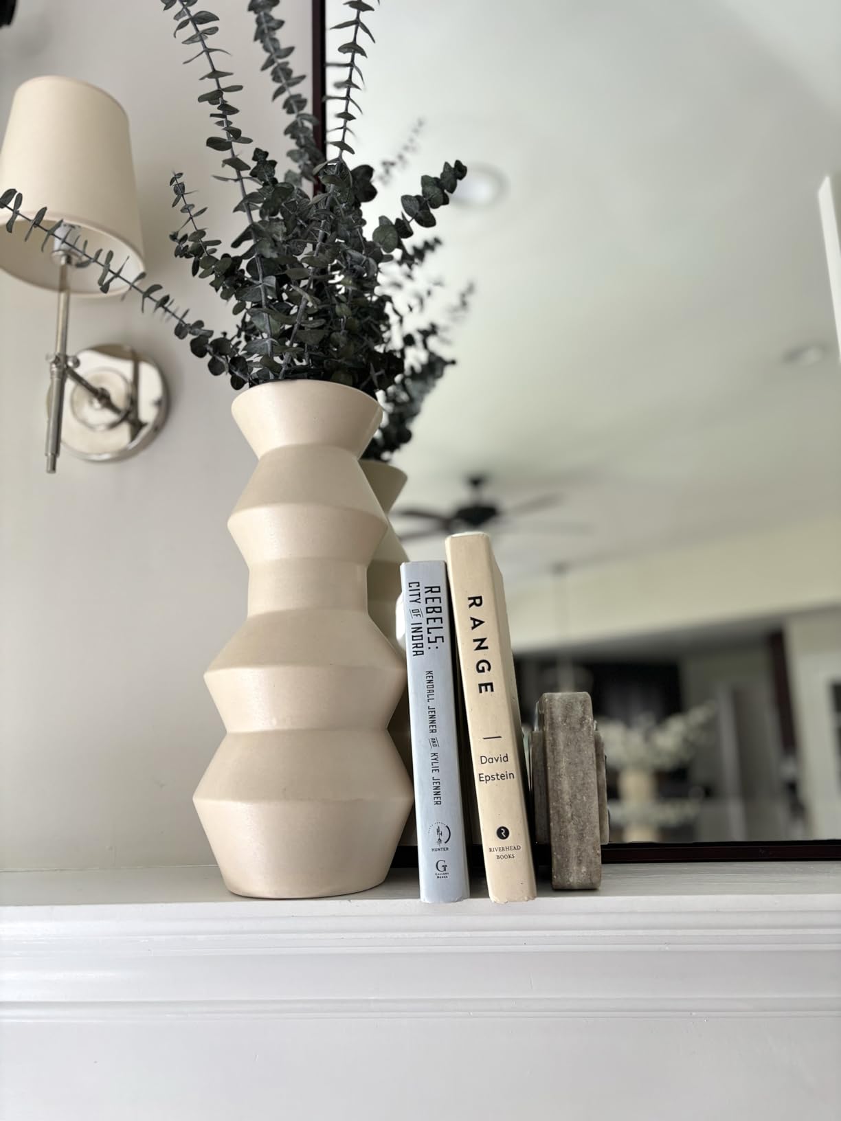 Bloomingville Heavy Duty Marble Bookends, Beige, Set of 2 customer photo 2