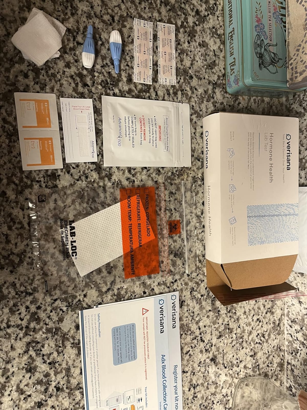 Verisana Thyroid Test - Measures 3 Main Hormones - TSH, freeT3 and freeT4 - Discreet and Accurate Analysis - CLIA-Certified - at Home Testing Kit customer photo 2