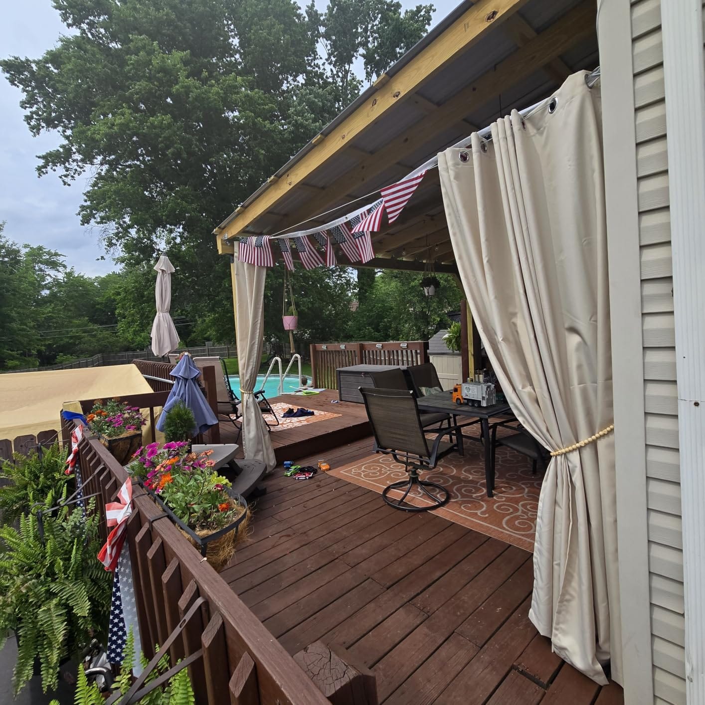 BONZER Waterproof Outdoor Curtains for Patio customer photo 1