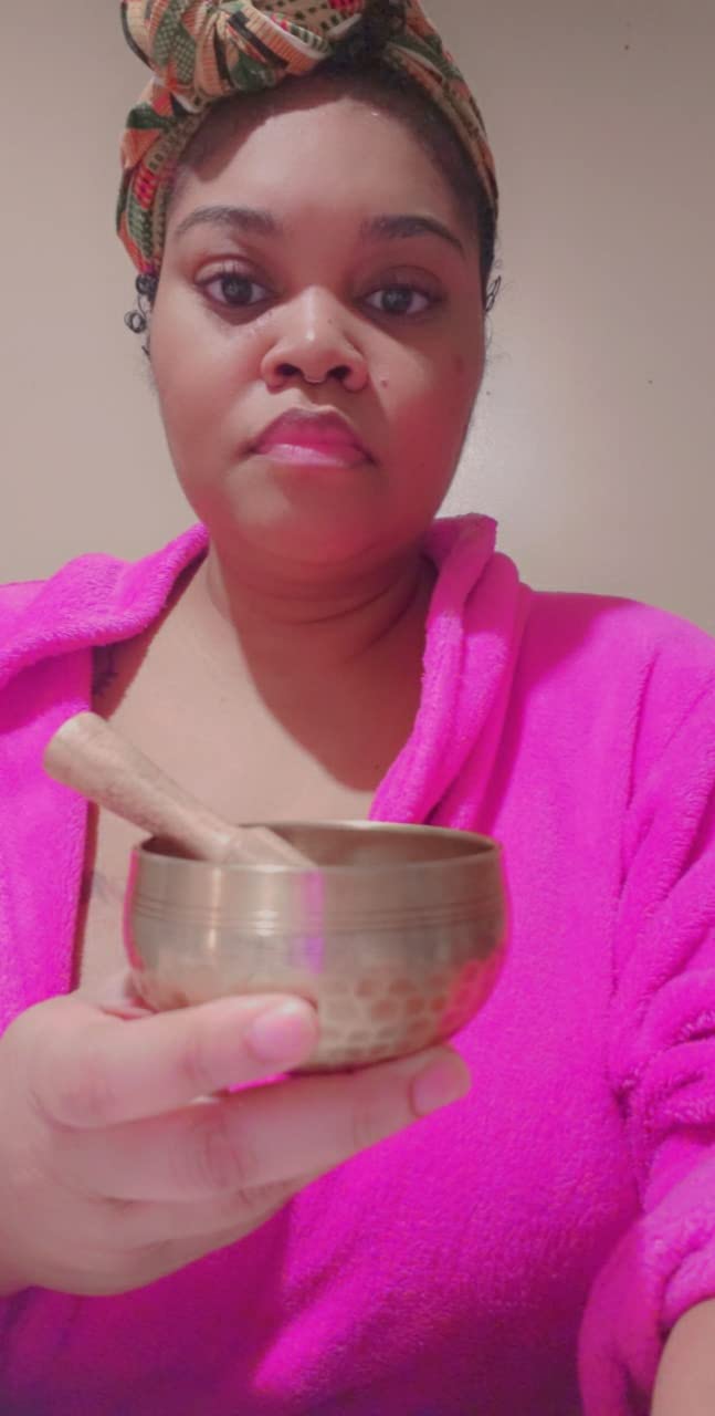 HIMALAYAN HEALING Tibetan Singing Bowls Set~ Meditation Sound Bowl hand Hammered in Nepal For Yoga, Meditation, Mindfulness, Healing & Chakra balancing~ customer photo 2
