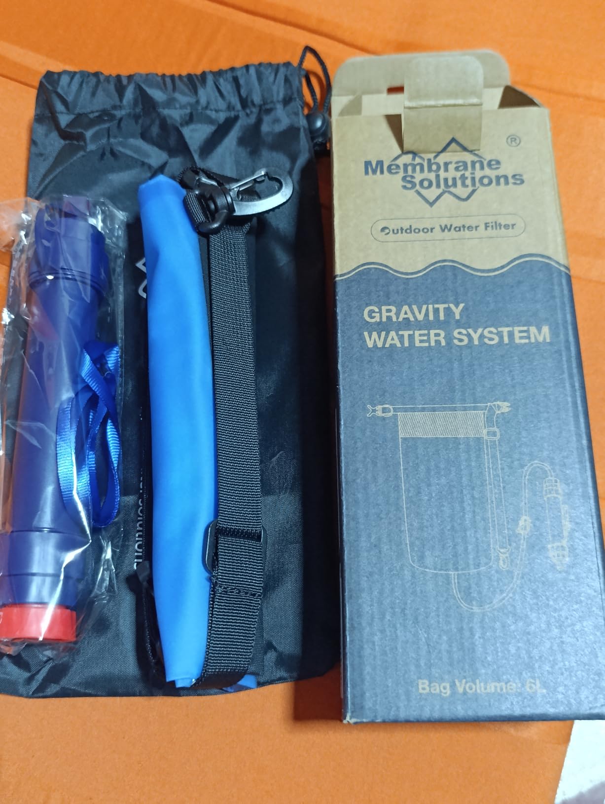 Membrane Solutions 6L Gravity Water Filter Pro for Group Camping and Emergency customer photo 2