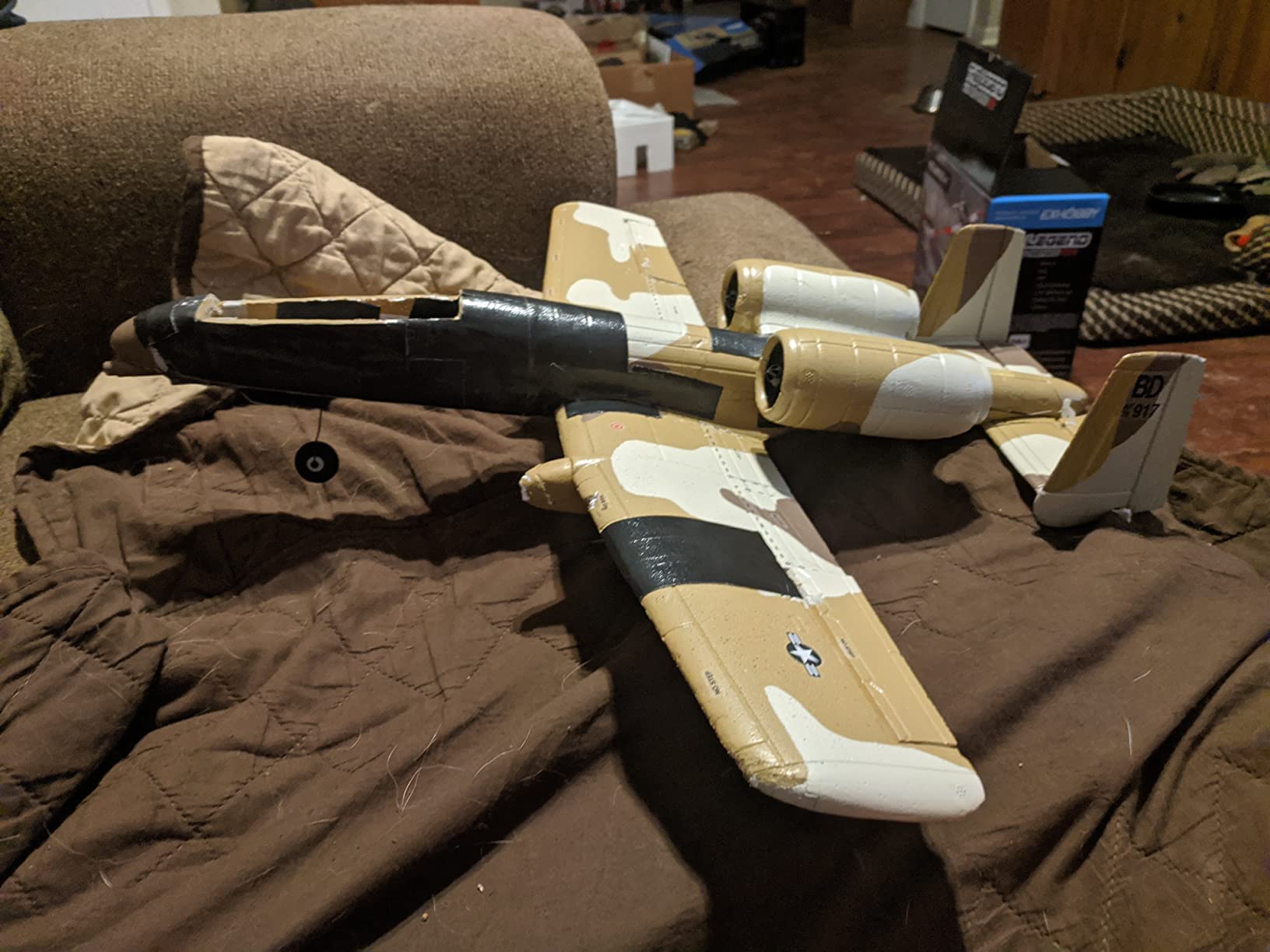 E-flite RC Airplane UMX A-10 Thunderbolt II 30mm EDF BNF Basic Transmitter Battery and Charger not Included with AS3X and Safe Select 562mm EFLU6550 customer photo 1