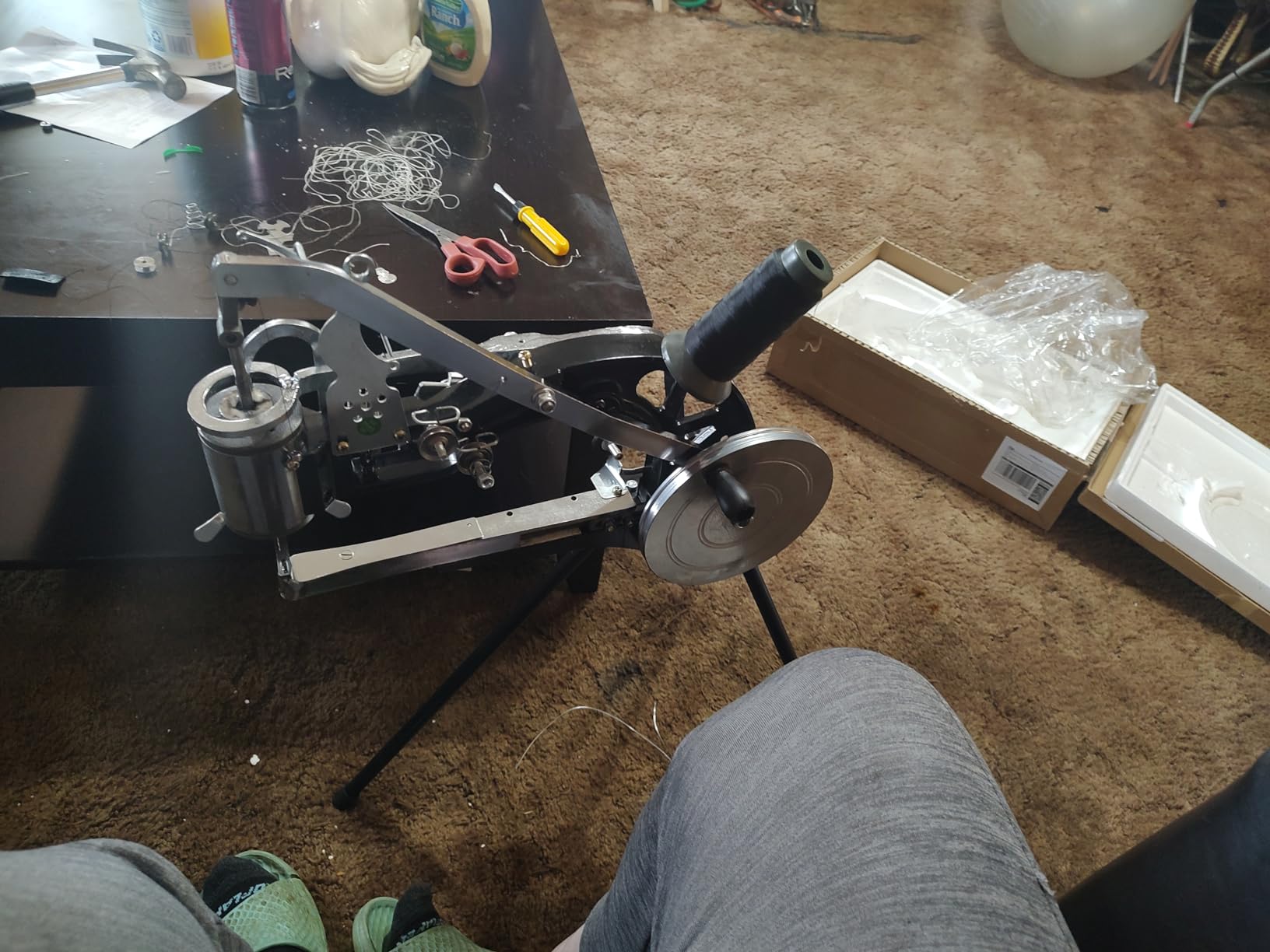 IRONWALLS Leather Cobbler Manual, Heavy Duty Hand Shoe Repair Mending Sewing Machine customer photo 1