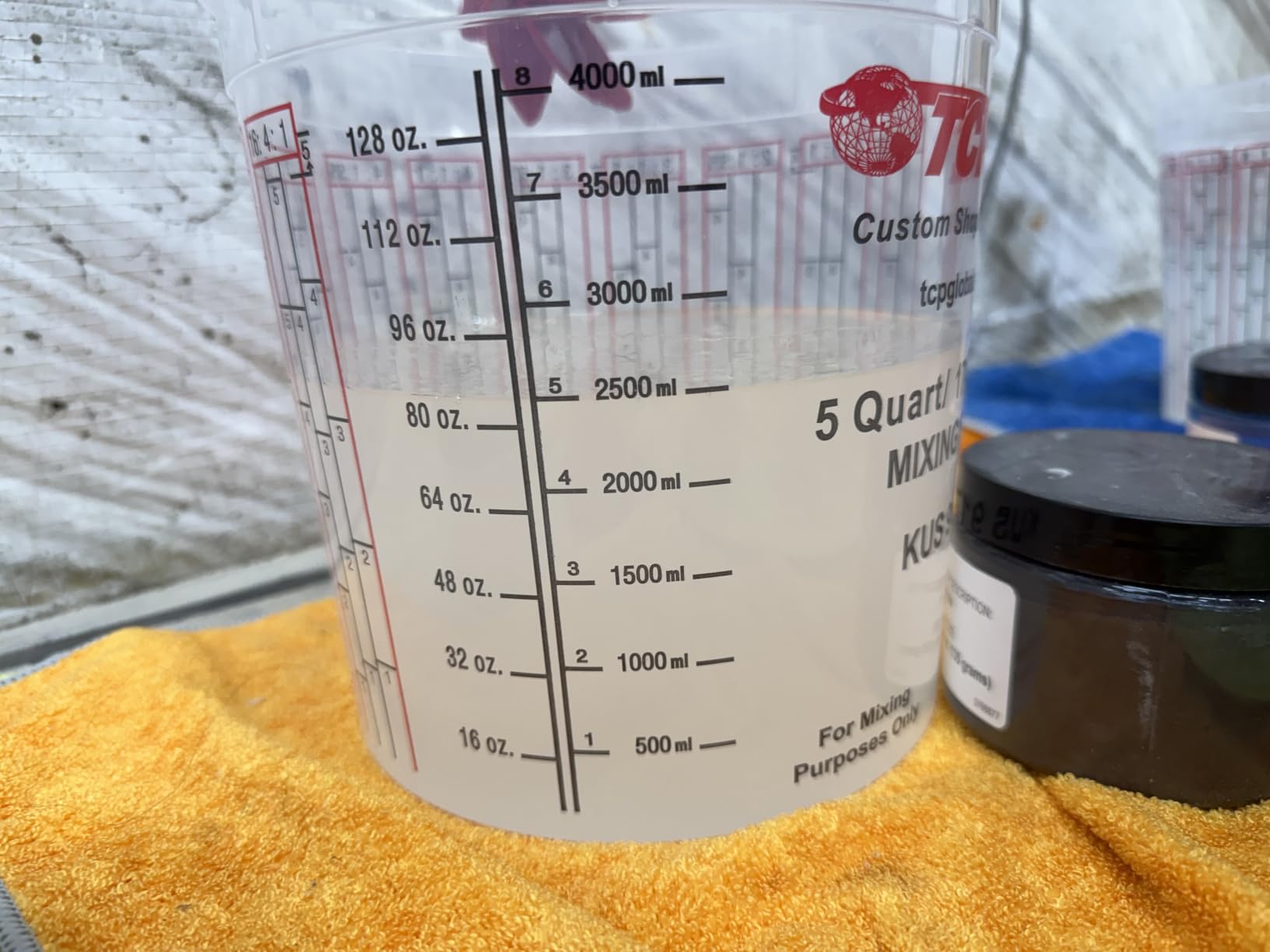 Everflow MPC Epoxy Resin Floor Coating Kit, Grey, 3 Gallon | Garage floor epoxy kit. 100% solids, self-leveling epoxy floor coating. Durable finish for garages and basements. customer photo 2