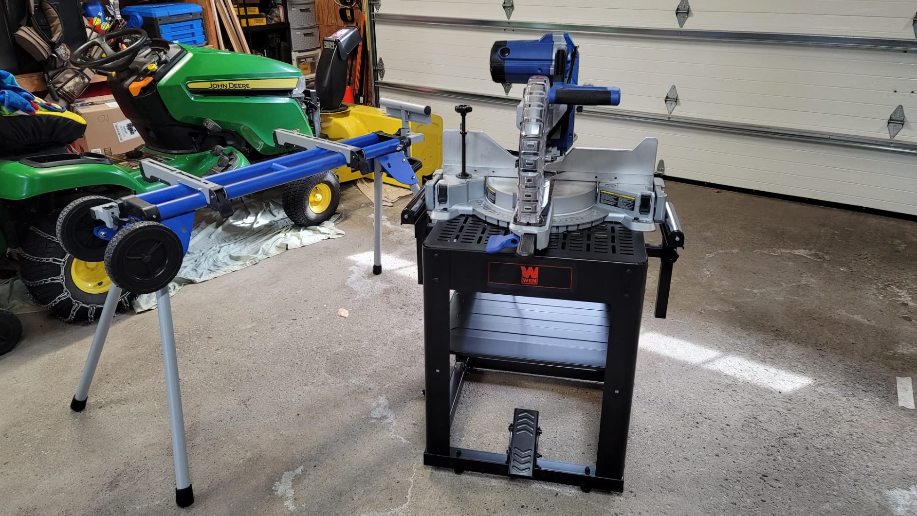 WEN Multi-Purpose Rolling Planer and Miter Saw Tool Stand with Extension Rollers (MSA658T) customer photo 1