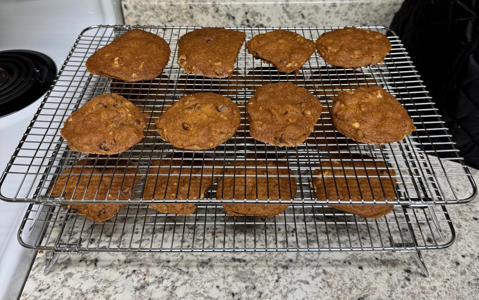 HIWARE Oven-Safe Collapsible Cooling Rack for Baking, 3 Tier 12