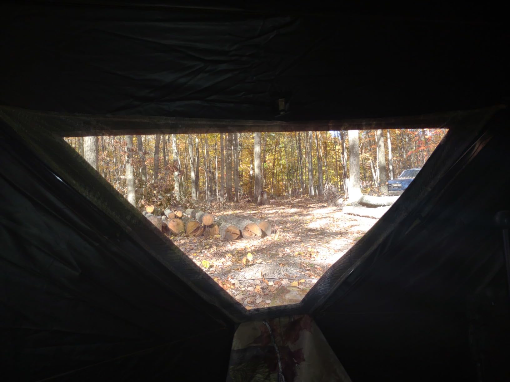 Barronett Blinds Feather Five, Portable Hunting Blind, Huge Interior, Lightweight, 4-Person, Bloodtrail Backwoods, 72 inch x 84 inch x 84 inch, FF500BW customer photo 1