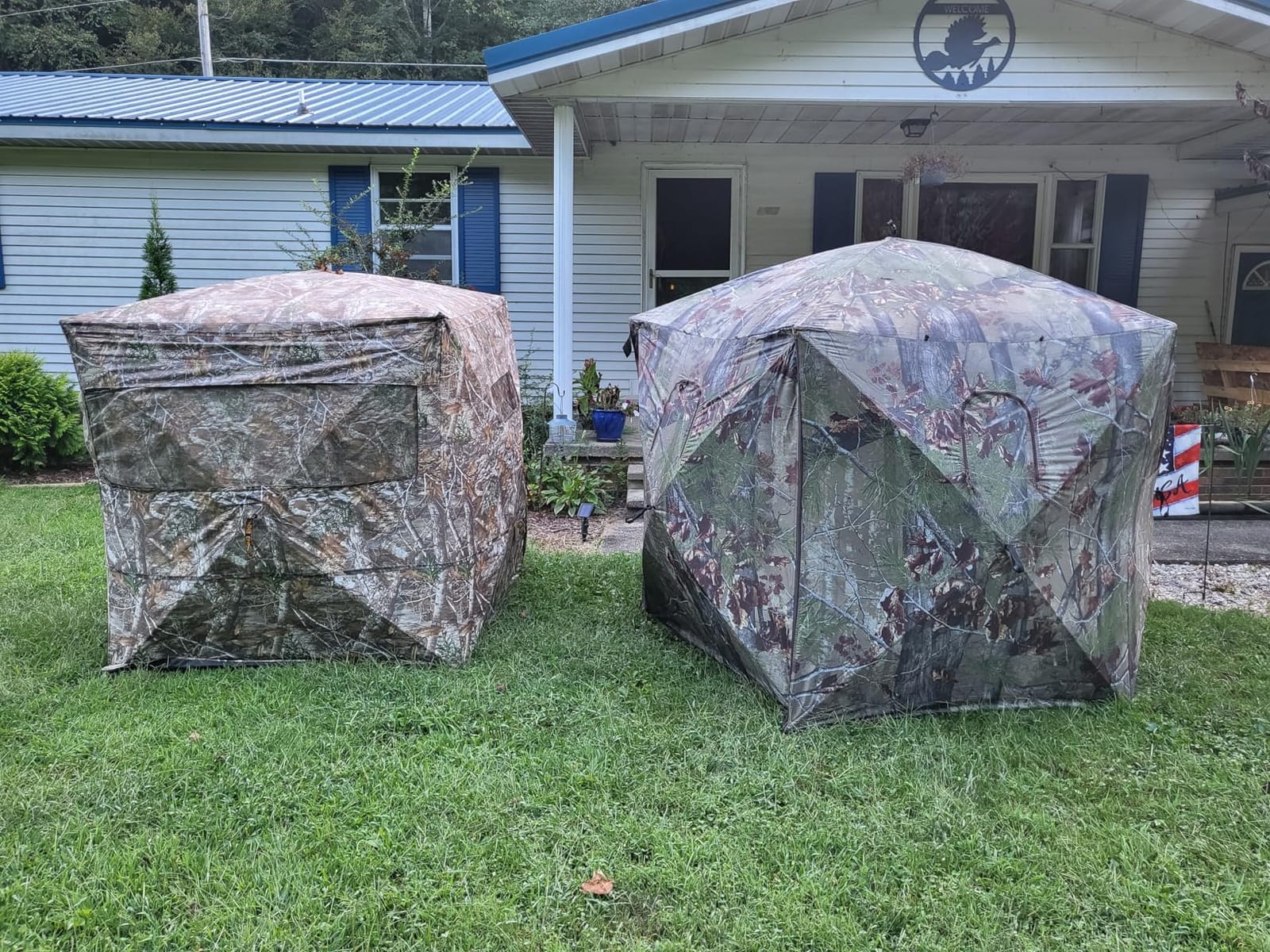 Barronett Blinds Feather Five, Portable Hunting Blind, Huge Interior, Lightweight, 4-Person, Bloodtrail Backwoods, 72 inch x 84 inch x 84 inch, FF500BW customer photo 2