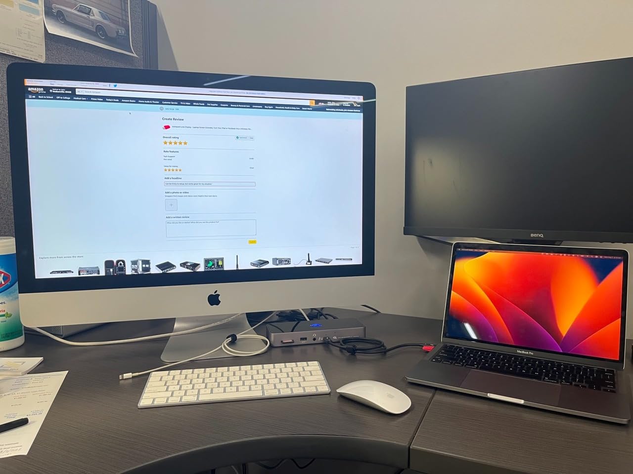 OWC 11-Port Thunderbolt Dock, 96W Charging, Single 8K Display or Dual 5K displays, 3 x TB Ports, 4 x USB, GbE, SD, Compatible M1/M2 Macs, TB3 Macs, TB 4 PCs, and USB-C Devices customer photo 1