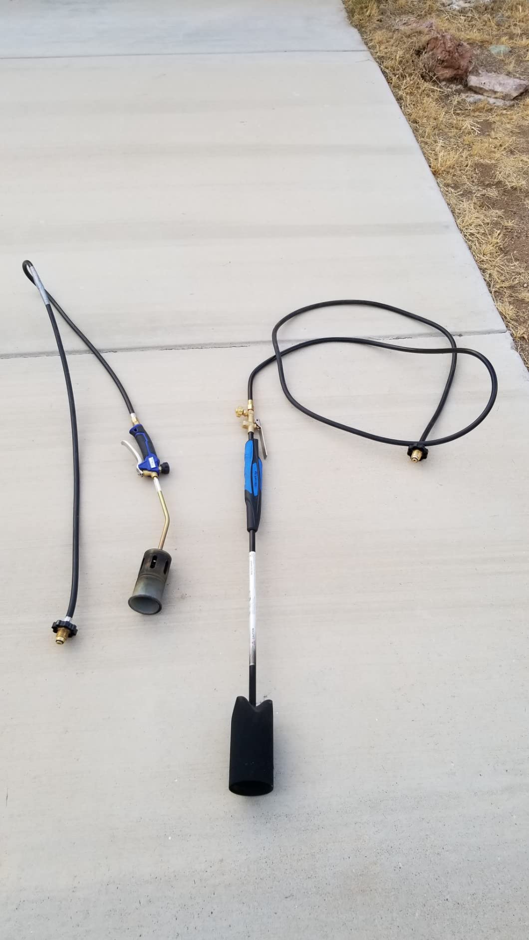 Flame King Propane Torch Kit Heavy Duty Weed Burner, 500,000 BTU with Flint Striker, with 10-ft Hose Regulator Assembly customer photo 2