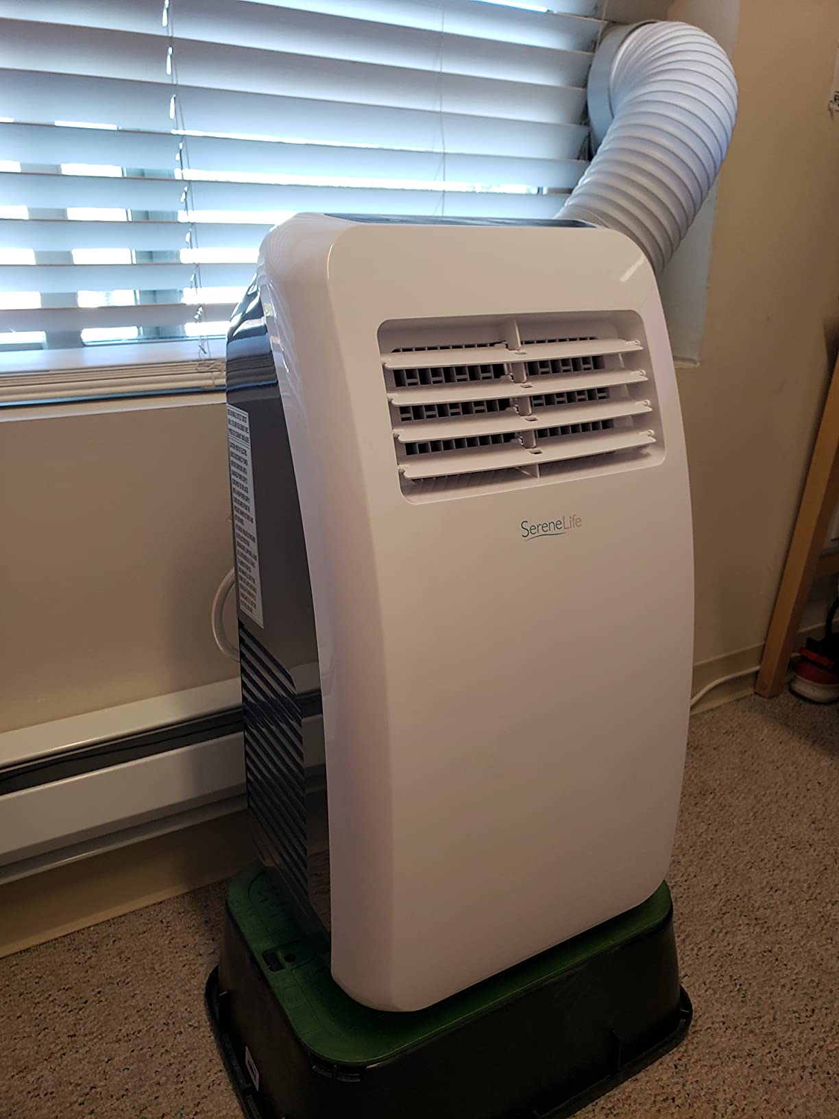 SereneLife Portable Air Conditioner 14,000 BTU with Built-in Dehumidifier - Portable AC unit for rooms up to 650 sq ft - Small AC Unit Remote Control, & Window Mount Exhaust Kit Included customer photo 2
