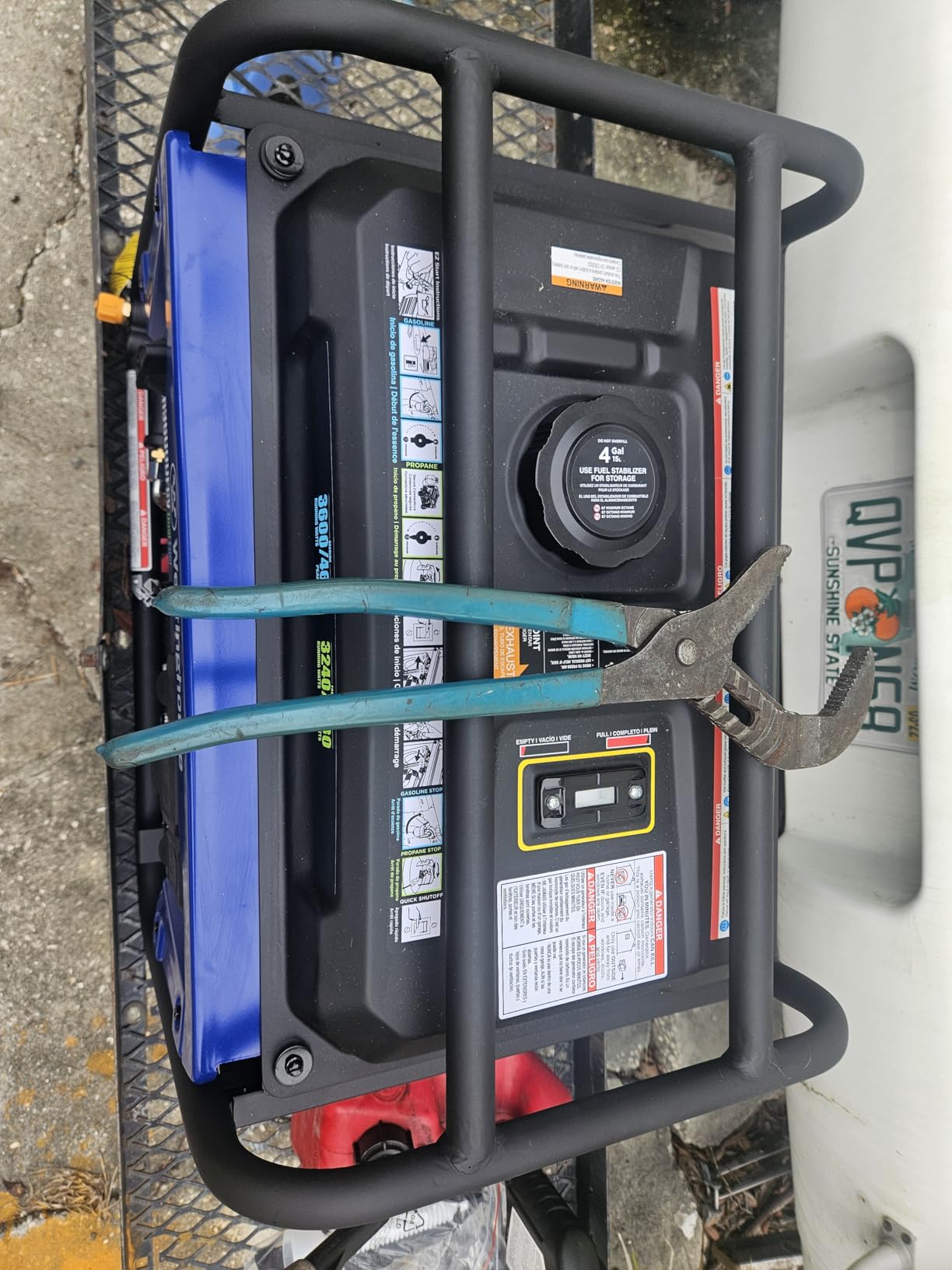 Westinghouse 4650 Peak Watt Dual Fuel Portable Generator, RV Ready 30A Outlet, Gas & Propane Powered, CO Sensor customer photo 1