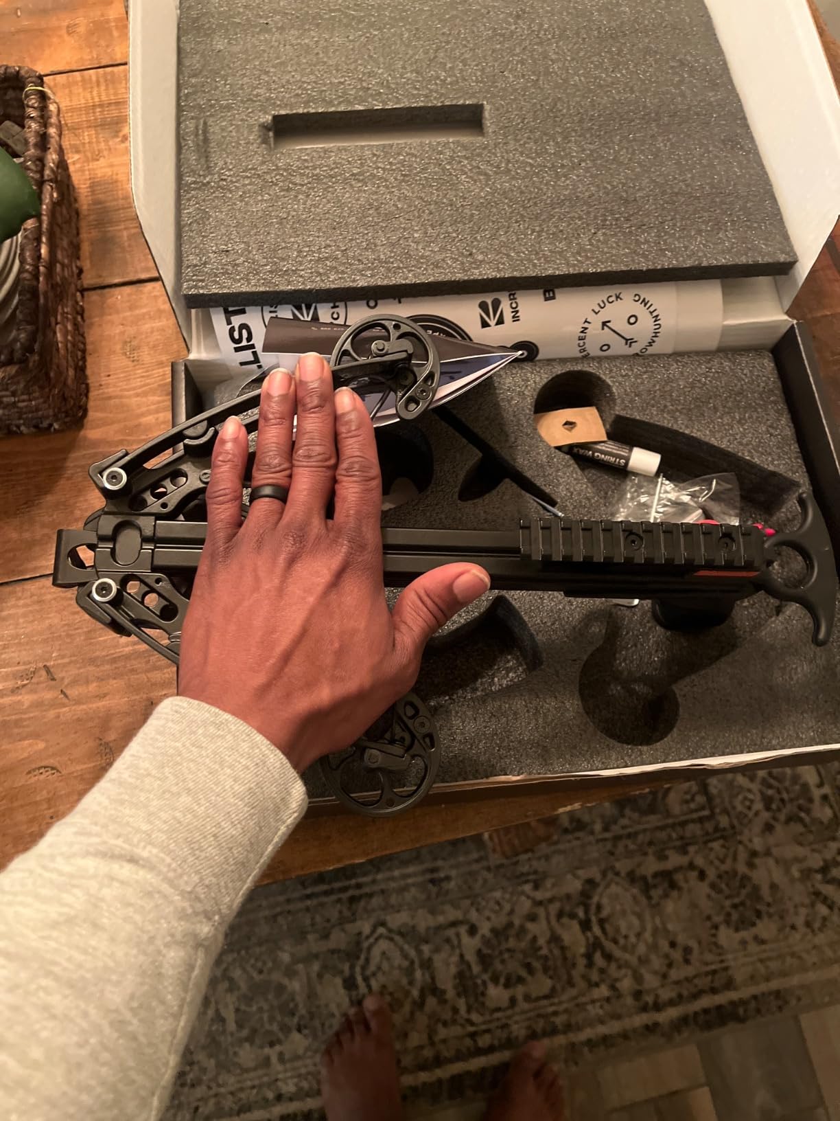 BALLISTA BAT Compound Crossbow for Hunting, Bowfishing and Target, 300 FPS customer photo 1