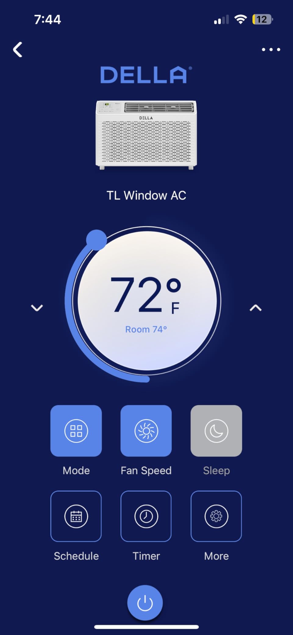 DELLA 10000 BTU Energy Saving Window Air Conditioner, Work with Alexa, Cools Up to 450 Sq. Ft, GEO Location, AC Unit with WIFI Smart Controls, Remote, Dehumidifier, Fan, Reusable Filter, Easy Install customer photo 1