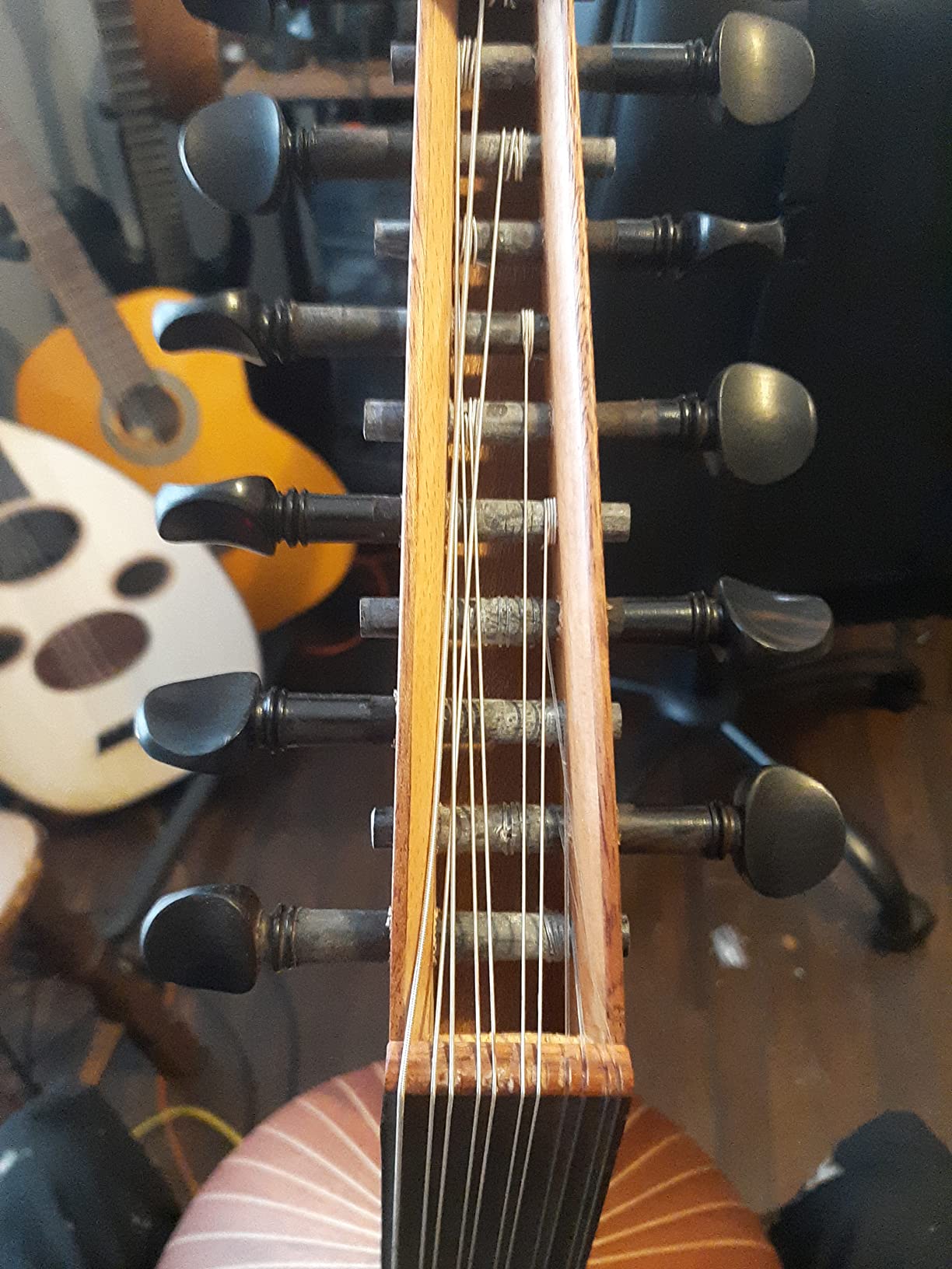 Turkish Oud With Cedar Top Face Ud String Musical Instrument Lute NAO-4 (Mahogany Wood) customer photo 2