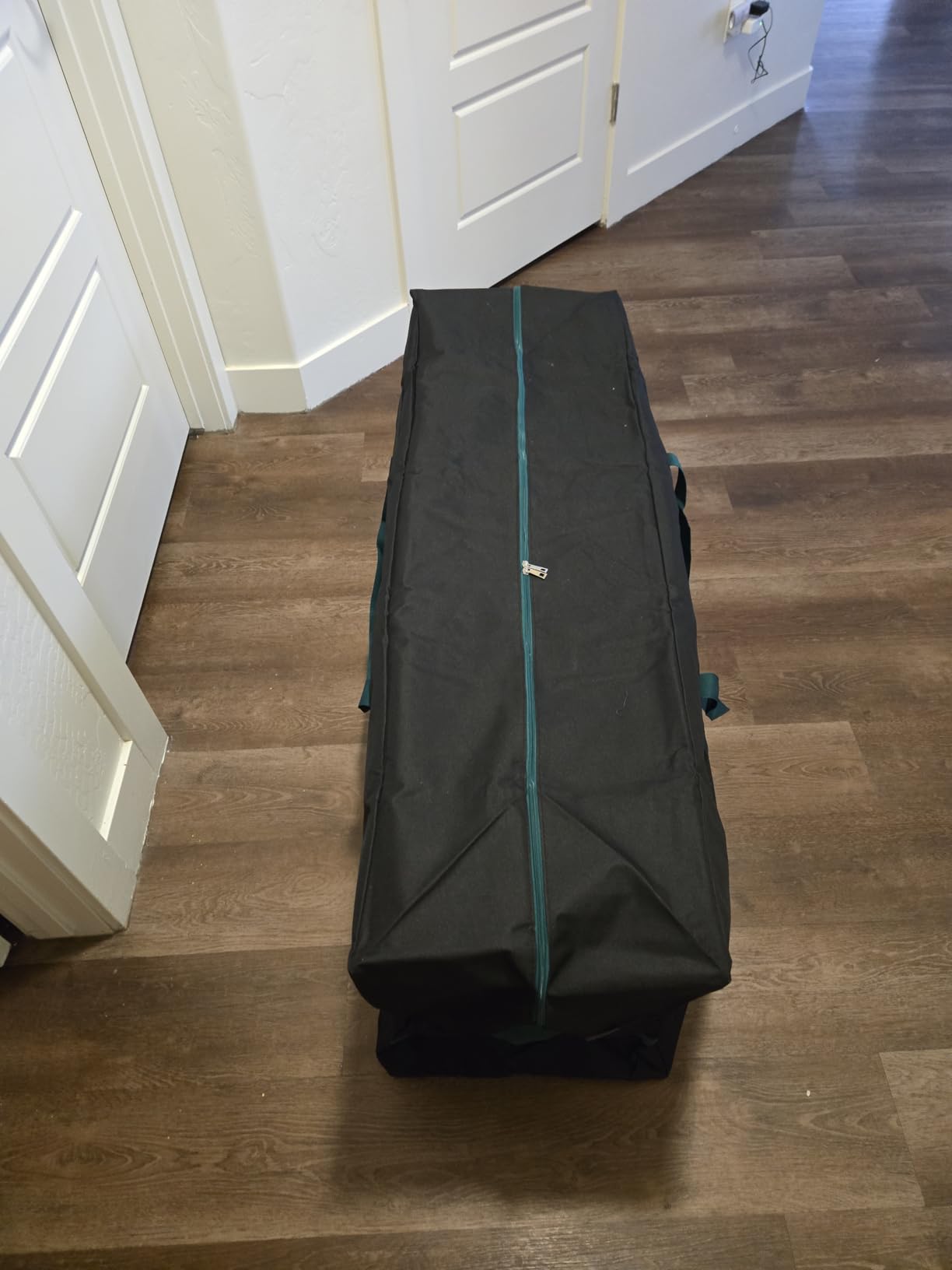 BALEINE 9 ft Christmas Tree Storage Bag, Heavy Duty 900D Oxford Fabric with Reinforced Handles and Dual Zippers Wide Opening, Extra Large Storage Container for Trees (Grey) customer photo 1