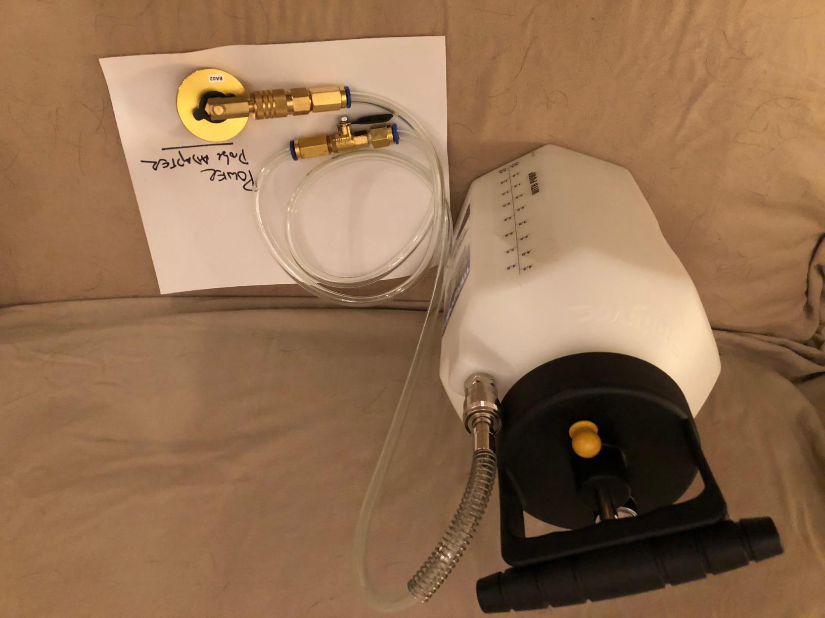 Mityvac MV7412 ATF Sealed Transmission Fluid Extractor and Refill Kit, 2.5 Gallon (10 Liter), Compressed Air, Isolated Flow Control, Pressure/Vacuum Switch Valves, MVA575 Flex Hose with Control Valve customer photo 1