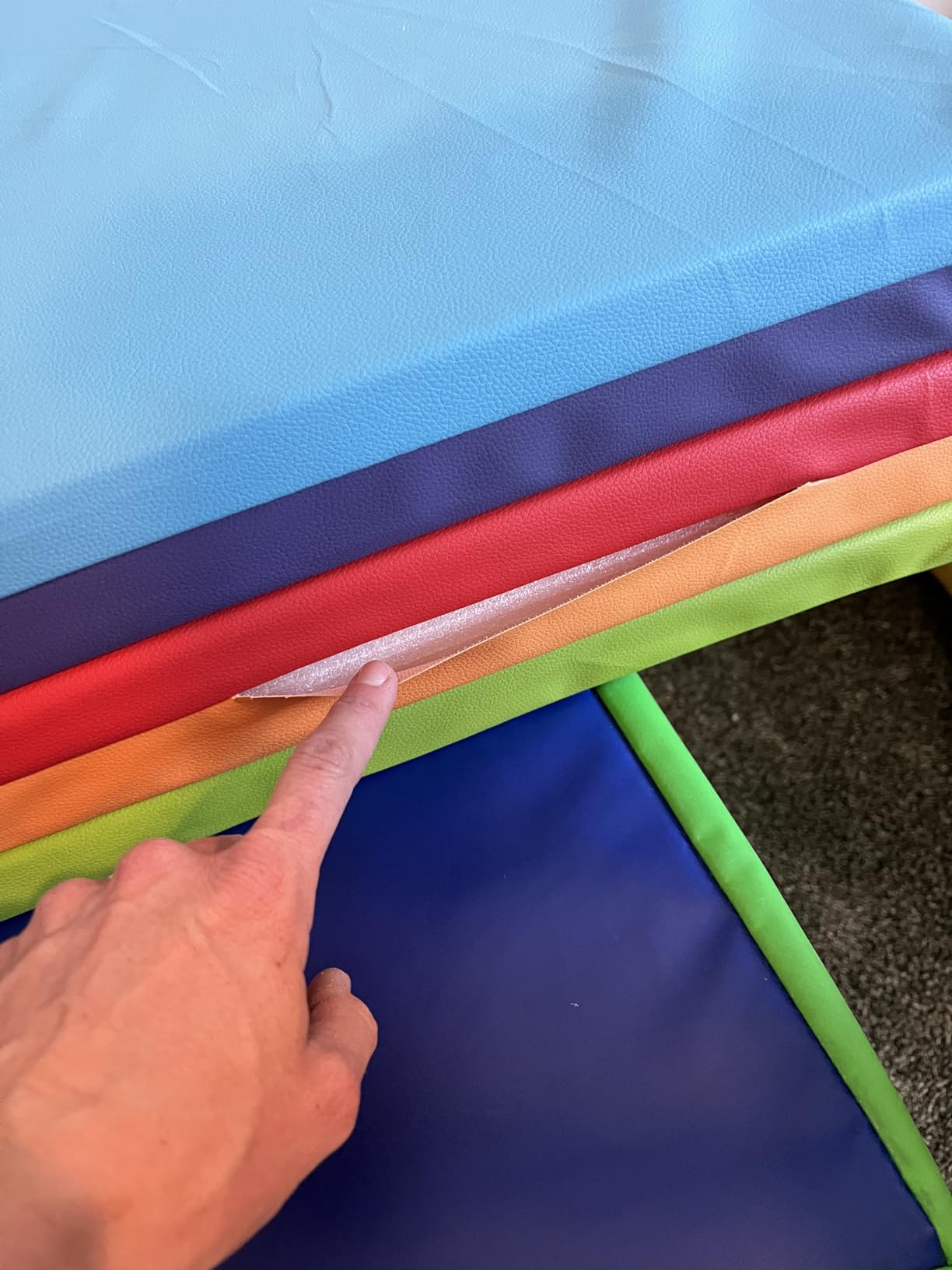 Antsy Pants Tumbling Mat for Kids – Gymnastics Mat, Easy to Clean, Sturdy, Foldable Tumbling Mats, Padded, Lightweight, Portable, Gymnastics Equipment for Active Play customer photo 2