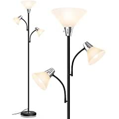LEPOWER Floor Lamp, Bright Standing Lamp with Replaceable 3000K LED Lights | Easy to Assemble, Individual Rotary Switch, Adjustable Side Reading Light, E26 Modern Lamps for Bedroom, Office, Living Room customer photo 2