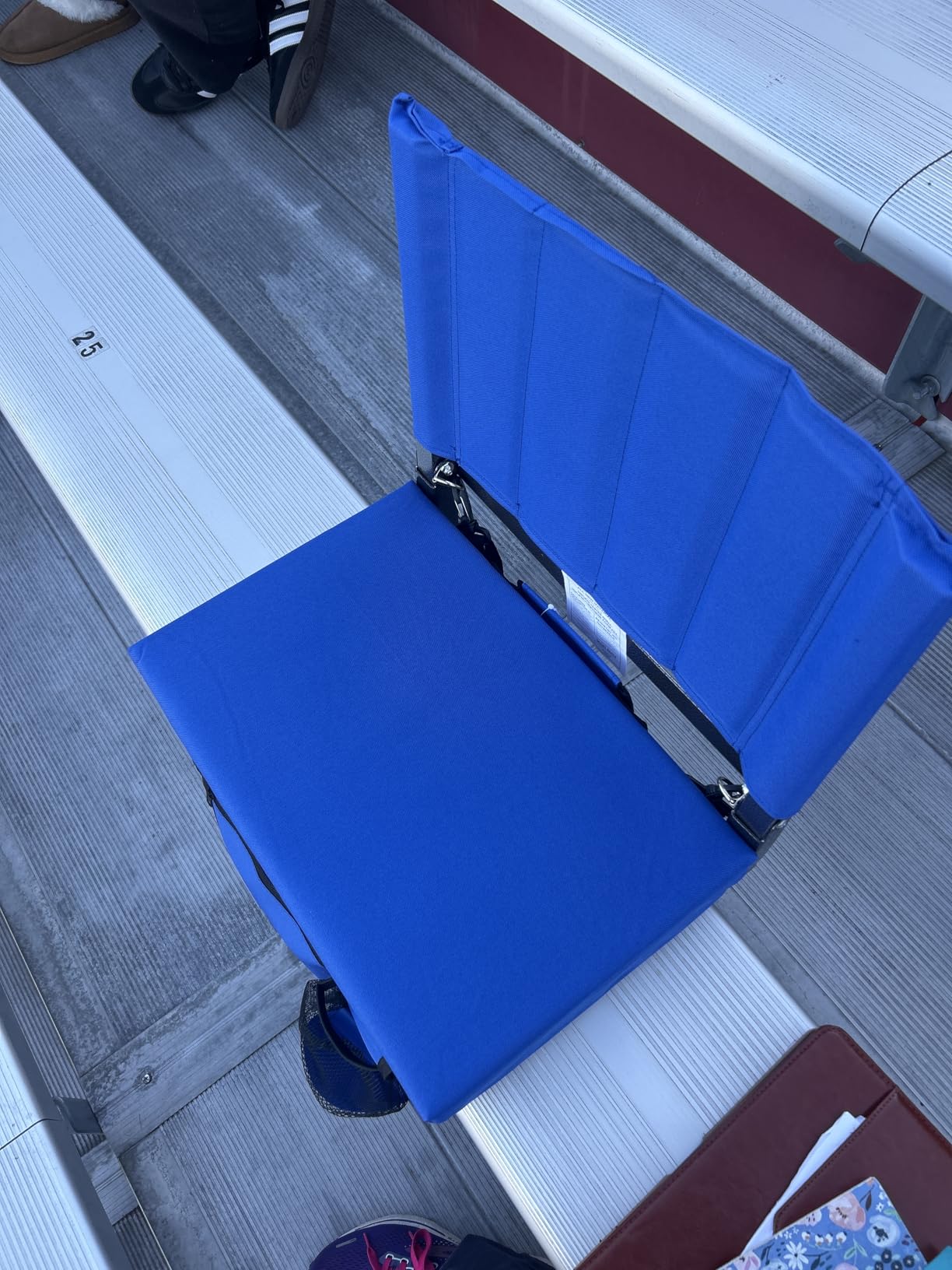 Stadium Seats with Back Support for Bleachers Game Day, Sports & Camping | 2.8