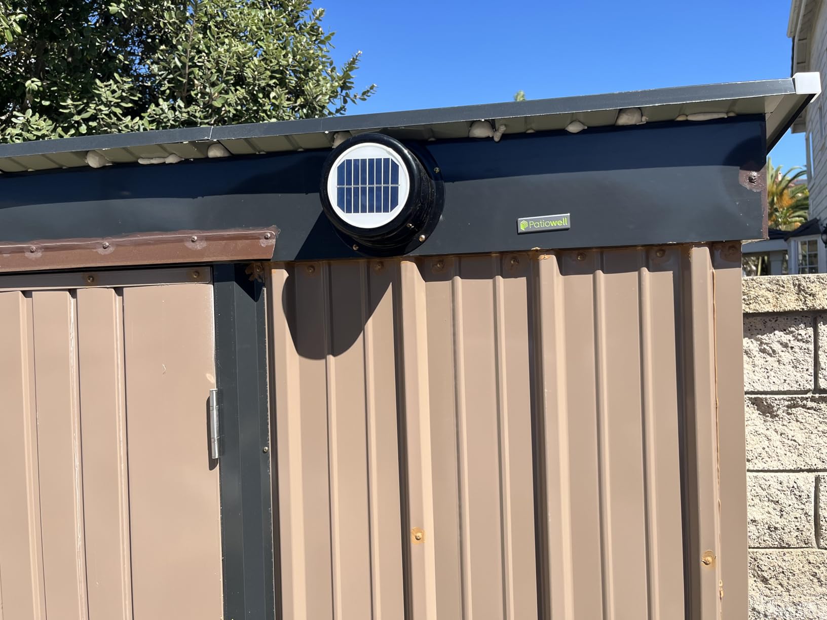 Solar RV Vent Fan | White | Solar Powered customer photo 2