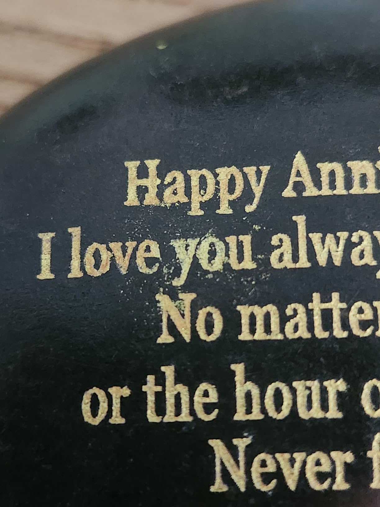 VELENTI Happy Anniversary Decorative Stones Rock - Heartwarming You are My Rock Wedding Presents, Inspiring Anniversaries Keepsake for Her, Decorative Accessories Anniversary Present for Him customer photo 1