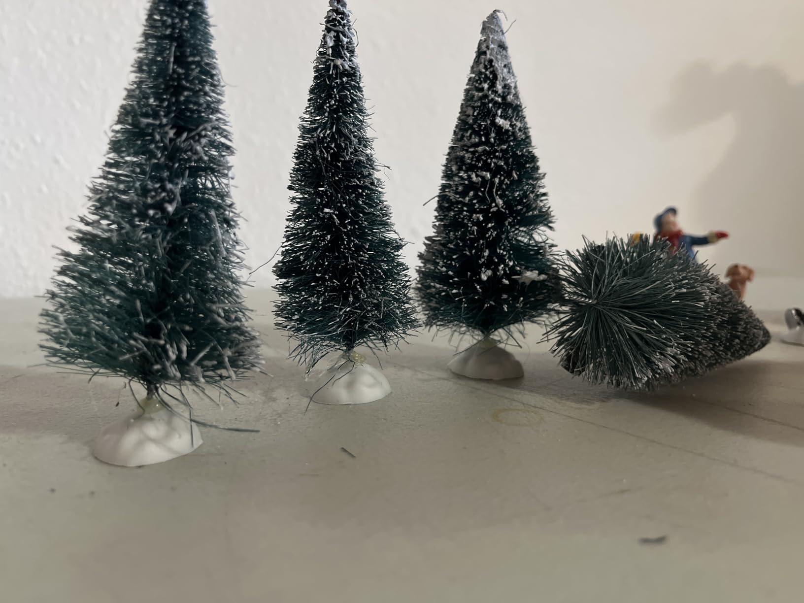 MOMENTS IN TIME Christmas Village Set 12-Piece with LED Lights Miniature Christmas Houses Lighted Holiday Decor for Tabletop Mantel Village Display Gift-Ready Packaging customer photo 1