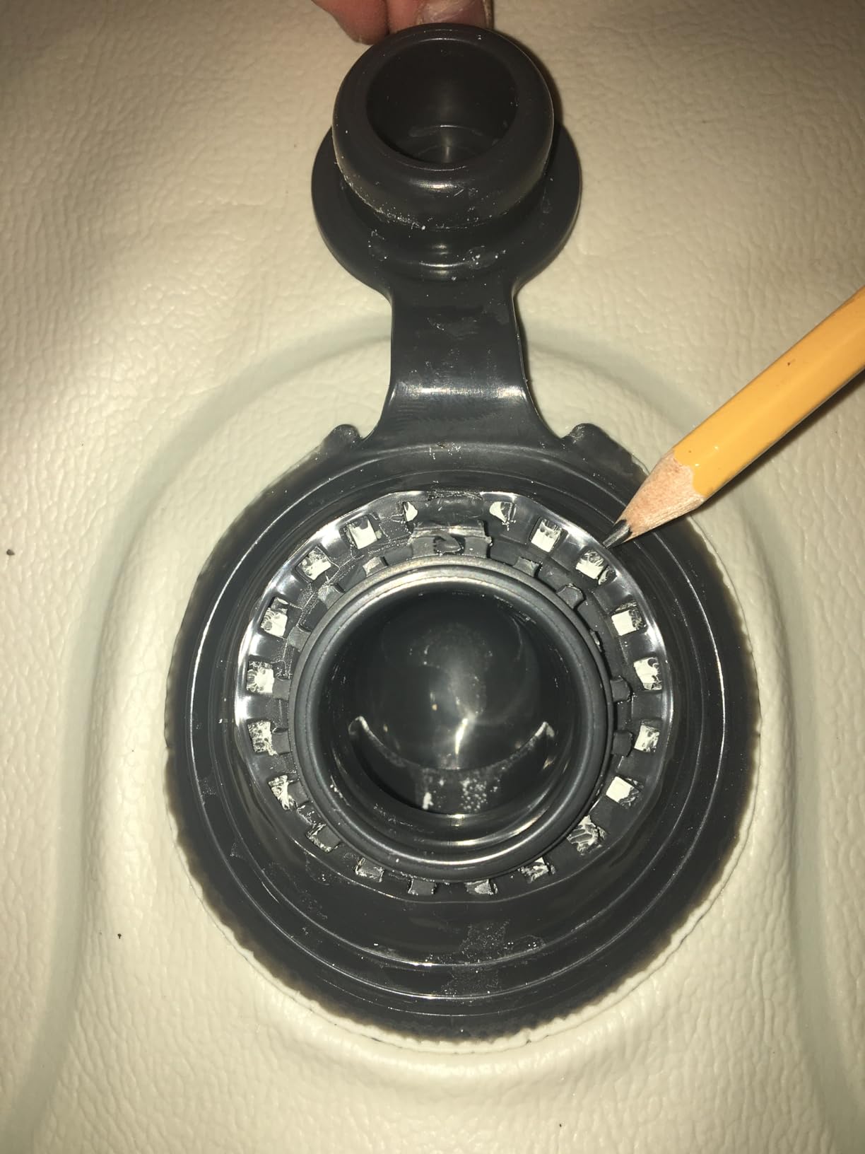 INTEX PureSpa 6 Person Inflatable Hot Tub with Energy-Efficient Spa Cover | 28451EP Greystone Deluxe: Built-in Hard Water Treatment, 77in x 28in - 2 Headrests & LED Light Included customer photo 1
