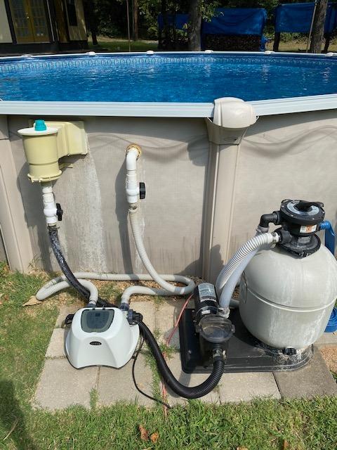 INTEX Krystal Clear QS400 Saltwater Swimming Pool Chlorine System | 26663EG - For Above Ground Pools up to 4,500 Gal, Pool Cleaner with Automatic Timer and Self Cleaning Mode customer photo 1