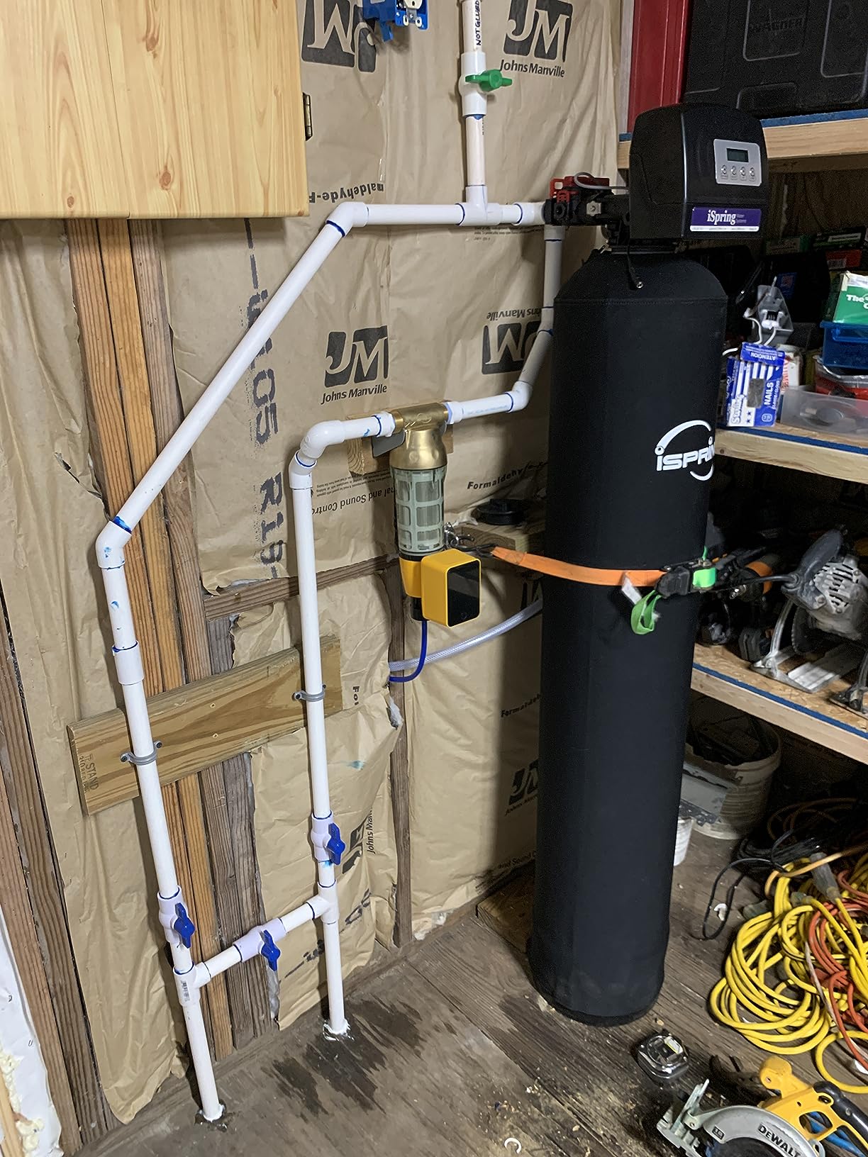 iSpring WCFM400K Whole House Iron and Manganese Water Filter System, Digital Control with Automatic Regeneration & Air Injection, Set & Forget Design customer photo 2