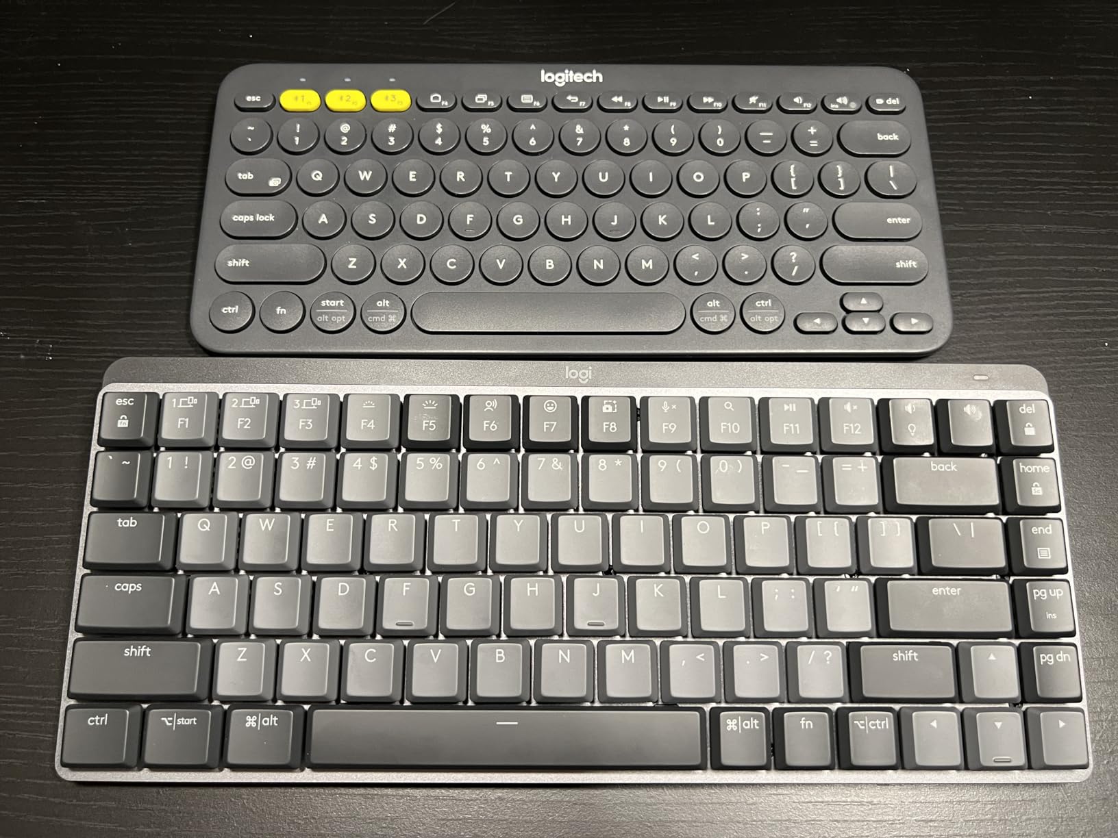 Logitech MX Mechanical Wireless Illuminated Performance Keyboard, Clicky Switches, Backlit Keys, Bluetooth, USB-C, macOS, Windows, Linux, iOS, Android, Metal | Low-Profile Keys, Smart Backlight, Bluetooth and Logi Bolt, USB-C Charging, Up to 15 Days customer photo 1