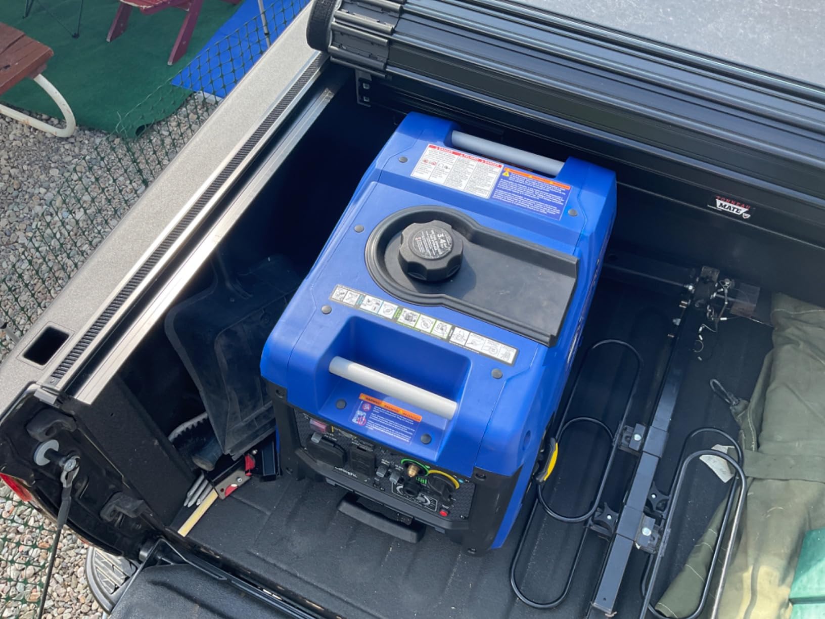 Westinghouse 5000 Peak Watt Super Quiet Dual Fuel Portable Inverter Generator, Remote Electric Start, Gas & Propane Powered, RV Ready 30A Outlet, Parallel Capable, Blue/Black customer photo 1