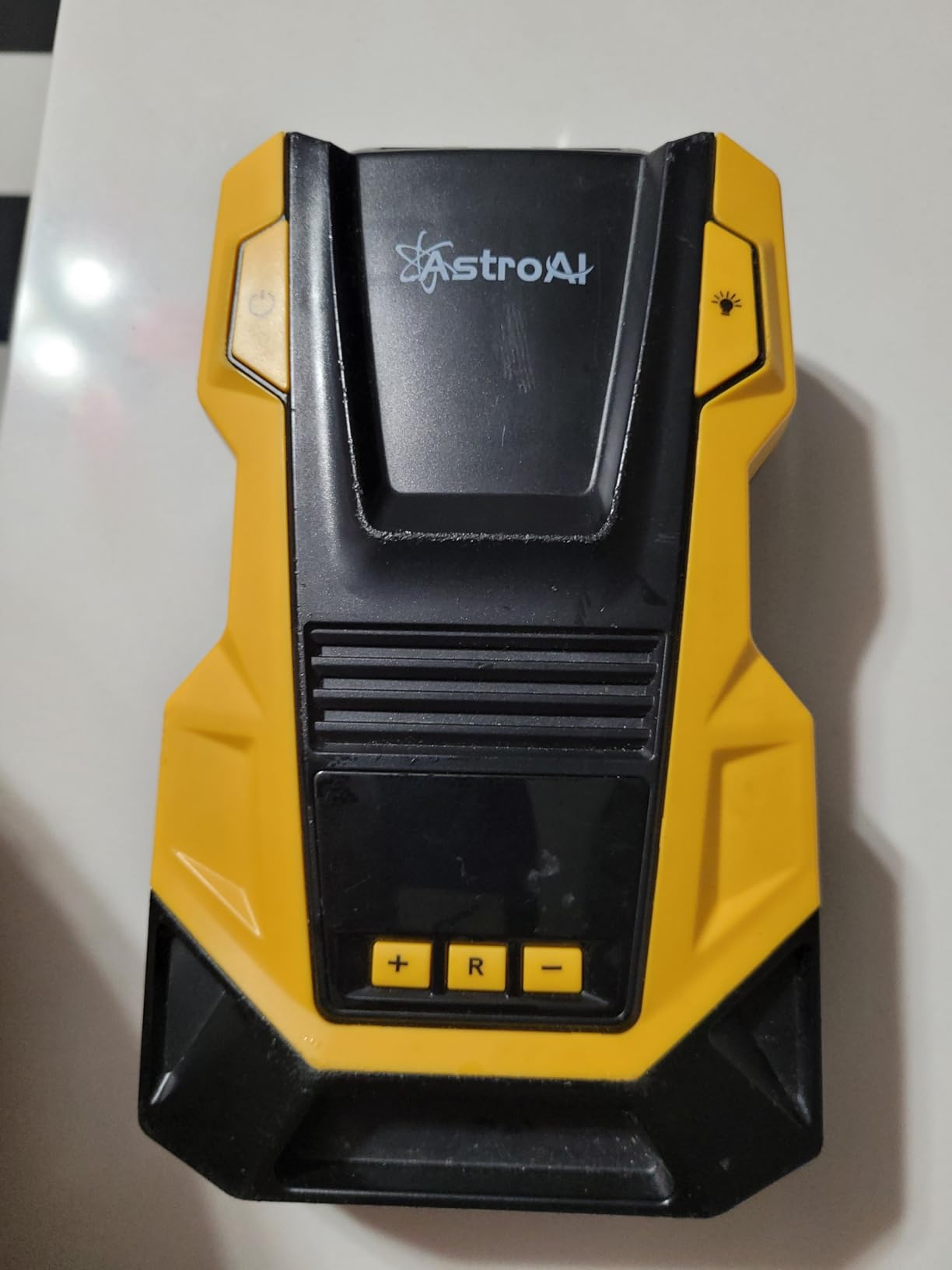 AstroAI Tire Inflator Portable Air Compressor, 110V AC/12V DC Dual Power | Electric Air Pump with 150PSI Max Pressure & LED Light, Fast Inflation for Cars, Bikes, Motorcycles, and Inflatables, Yellow customer photo 2