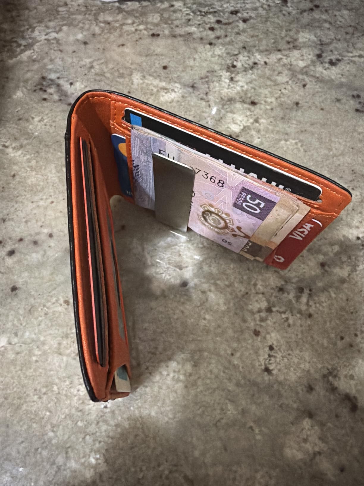 RUNBOX Slim Wallet for Men - RFID Blocking Leather Bifold with Money Clip | Minimalist Front Pocket Wallet Holds 11 Cards, Slim Thin Design, RFID Blocking Protection, Practical Birthday Gifts for Men customer photo 1