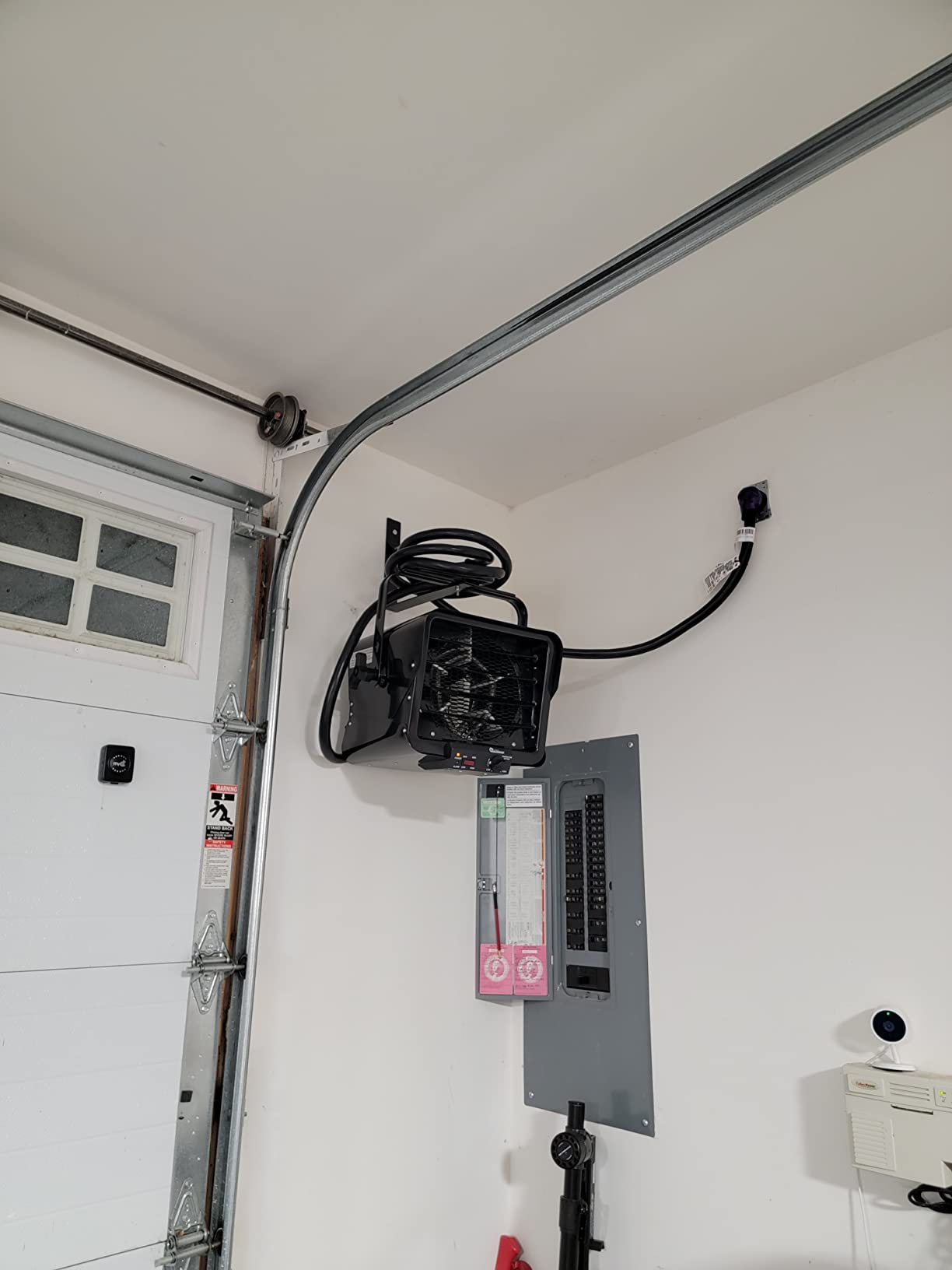 DR. INFRARED HEATER DR966 240-volt Hardwired Shop Garage Commercial Heater, 3000-watt/6000-watt, Black customer photo 1