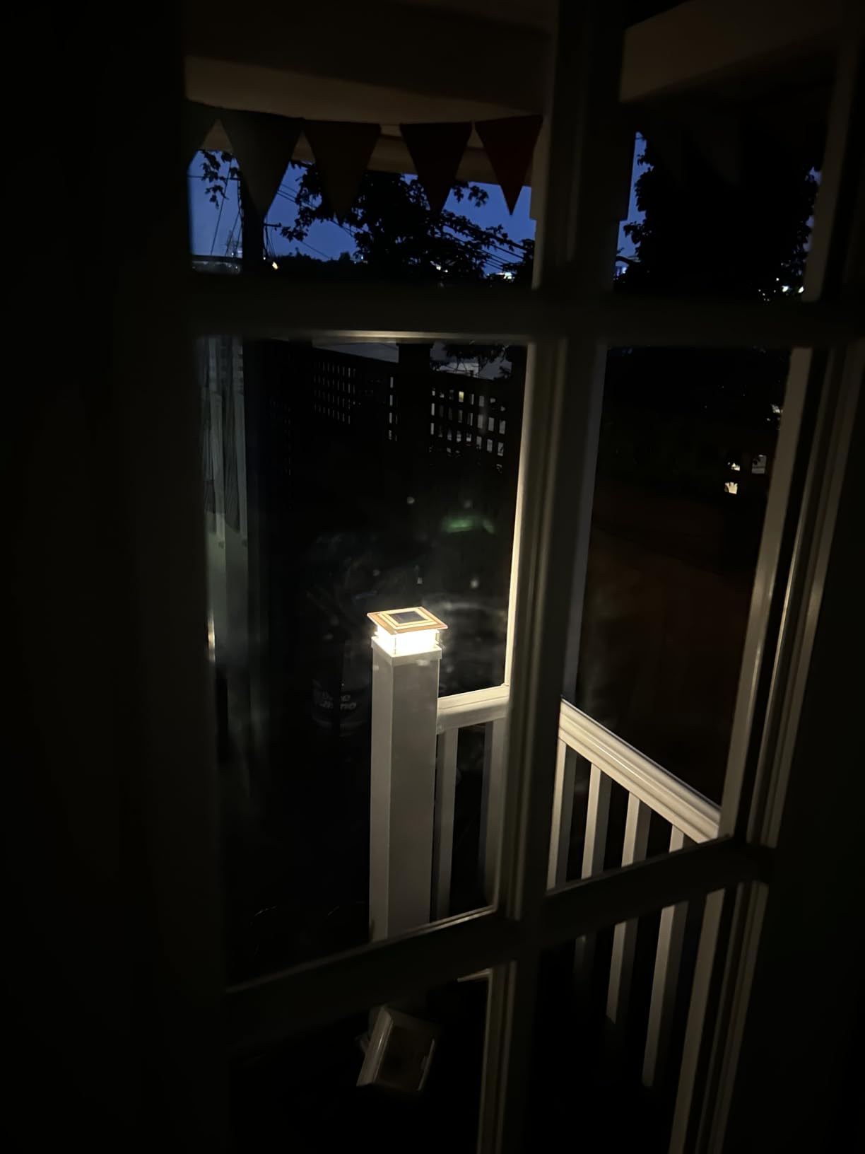 Dynaming 4x4 Solar Post Cap Lights Outdoor with 2 Color Modes, 6 Pack Upgrade Fence Post Solar Lights Black Shell for 4x4 Vinyl/Wooden Posts, Brightness LED Lighting Decor for Garden Deck Patio customer photo 1