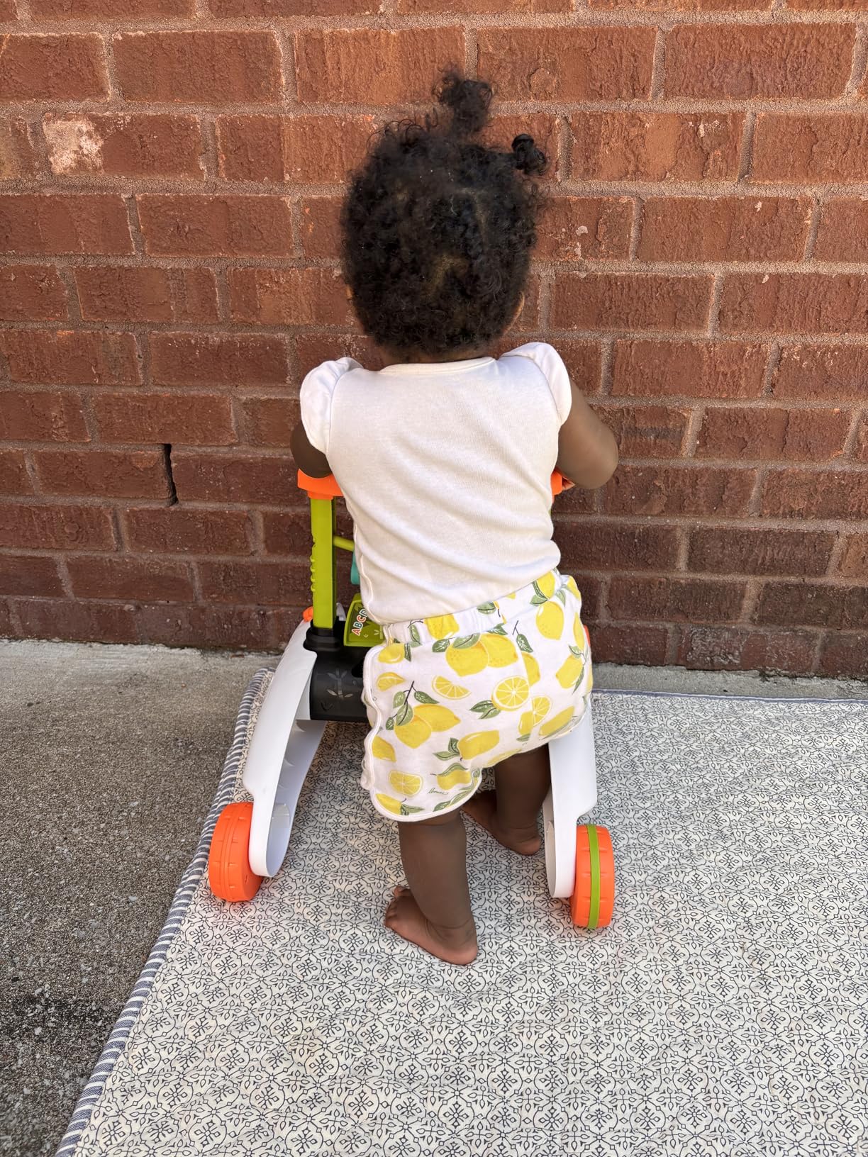 Fisher-Price 2-Sided Steady Speed Panda Walker Musical Push Toy | Smart Stages Learning Content, 10+ Activities, 3 Shape Blocks, Baby & Toddler Ages 6+ Months (Amazon Exclusive) customer photo 1