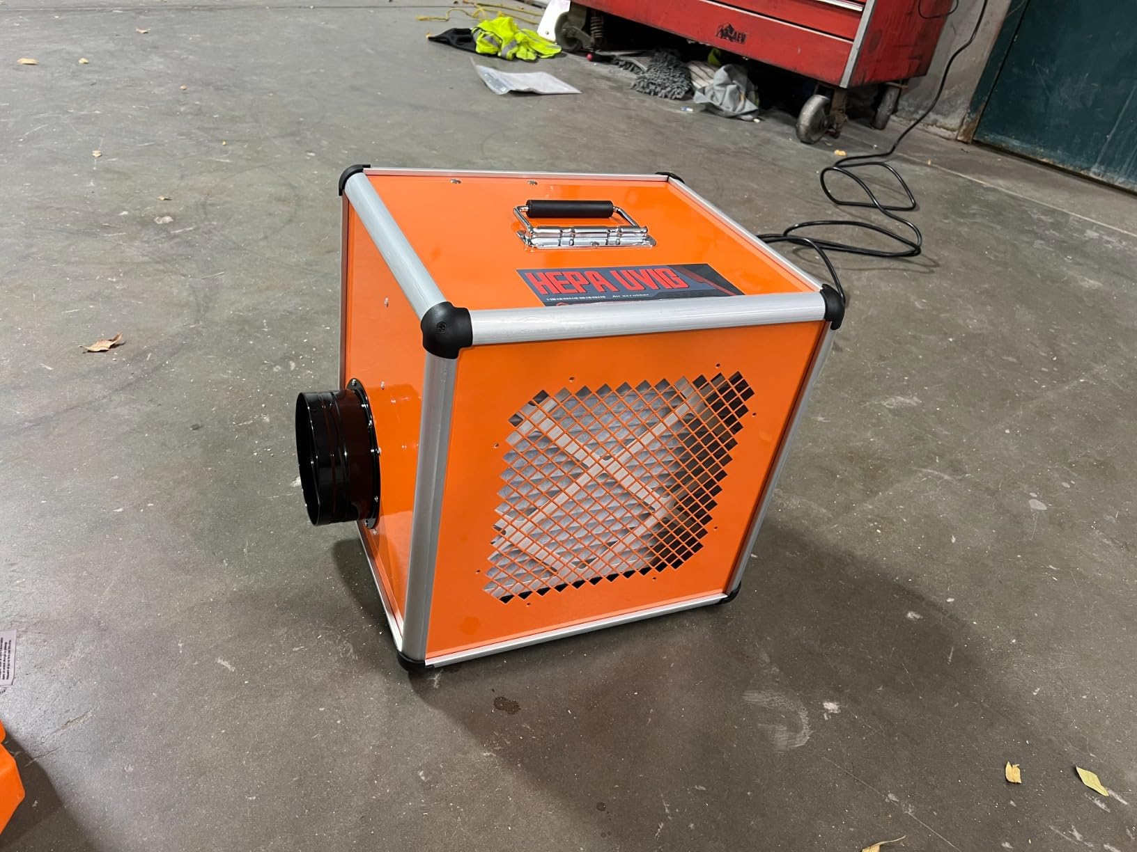 Abestorm HEPA Air Scrubber with UV-C Light, up to 600 CFM, Negative Ion | With 5 Stage Filtration, Stackable & GFCI Connection for Commercial / Industrial Use & Fire Damage Restoration, 800 sq.ft customer photo 1